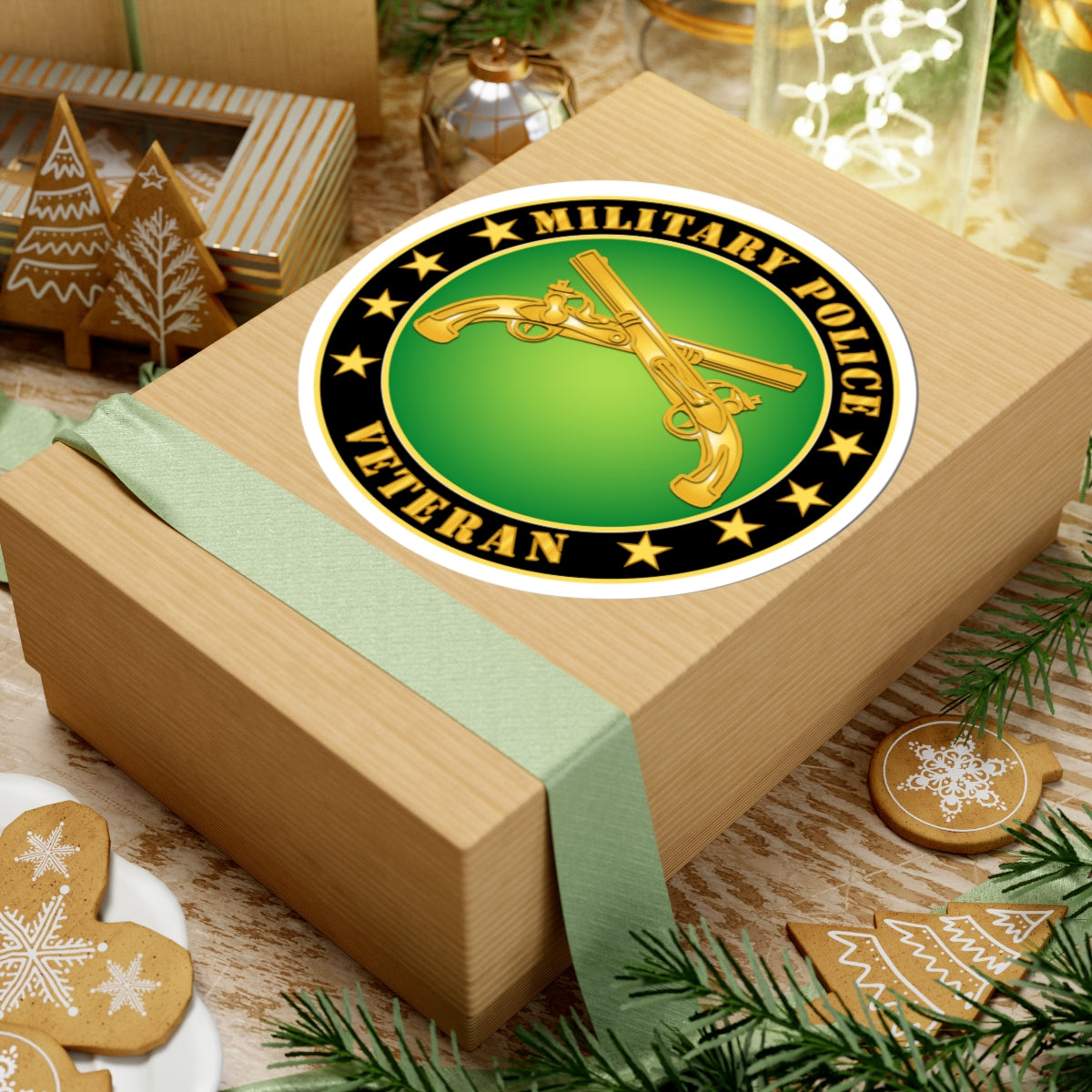 Kiss-Cut Stickers - Military Police Veteran