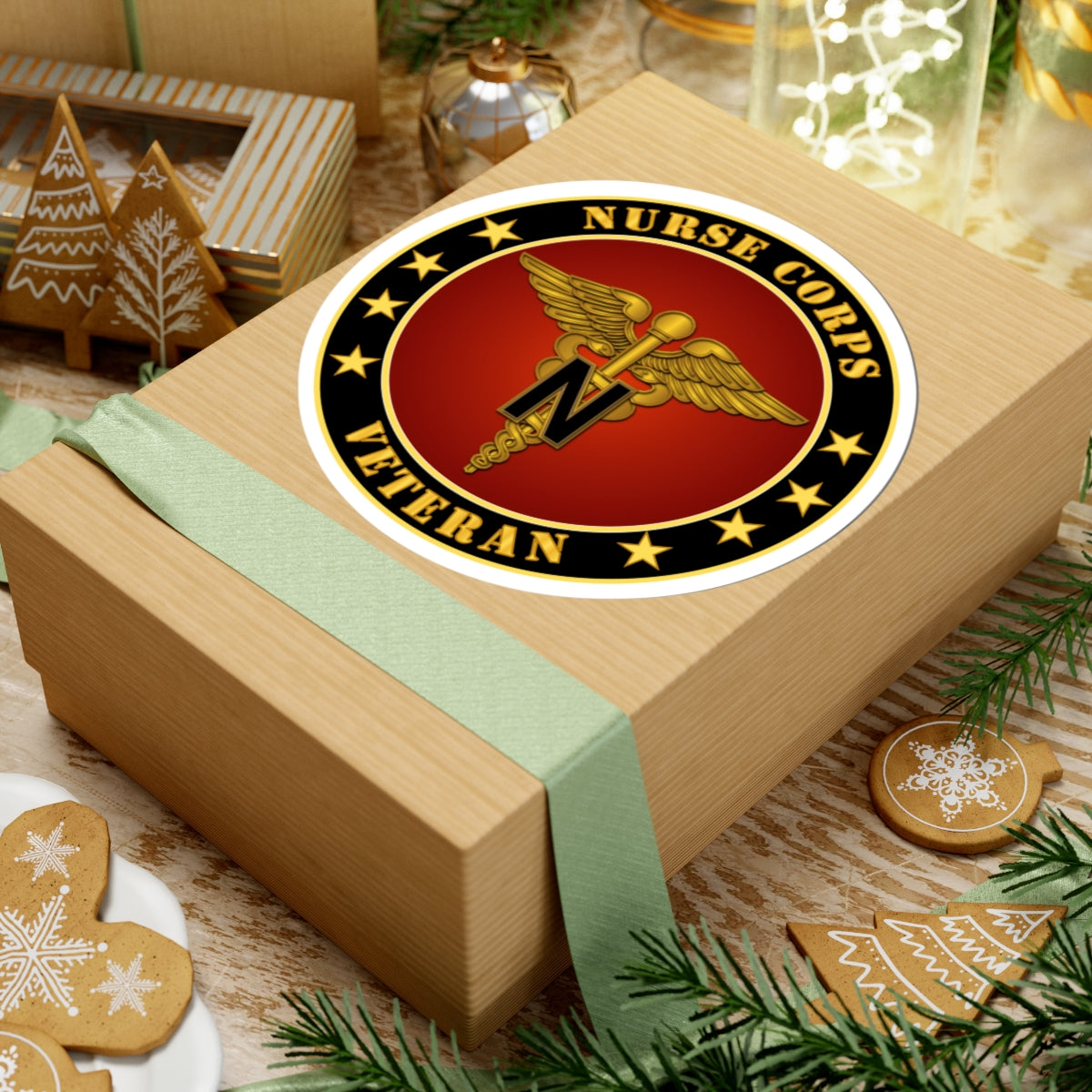 Kiss-Cut Stickers - Nurse Corps Veteran