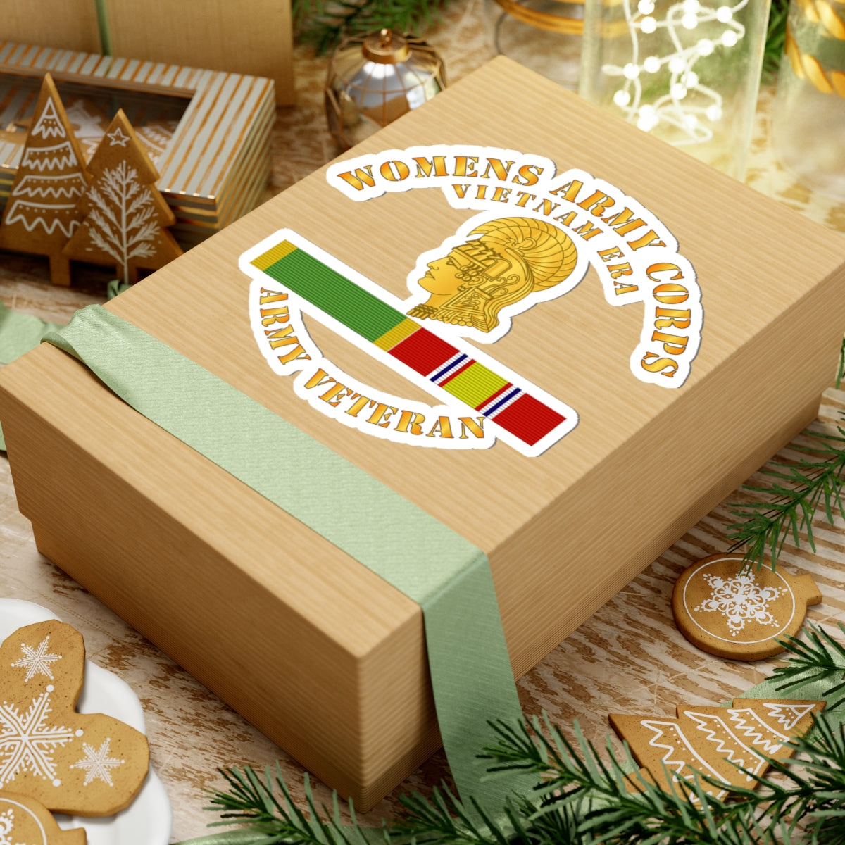 Kiss-Cut Stickers - Womens Army Corps Vietnam Era - w WAC - NDSM X 300