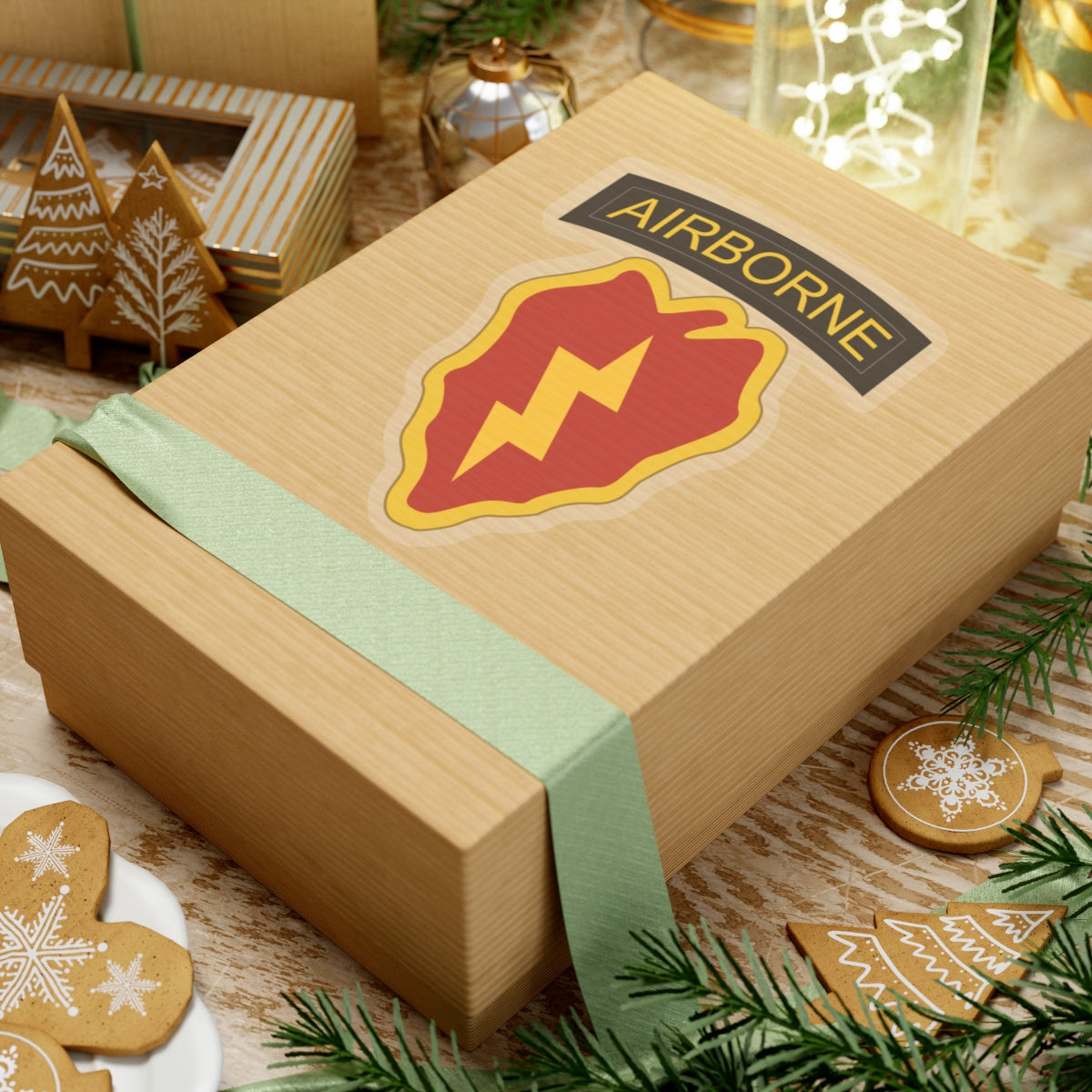 Kiss-Cut Stickers - SSI - 25th Infantry Division with txt X 300