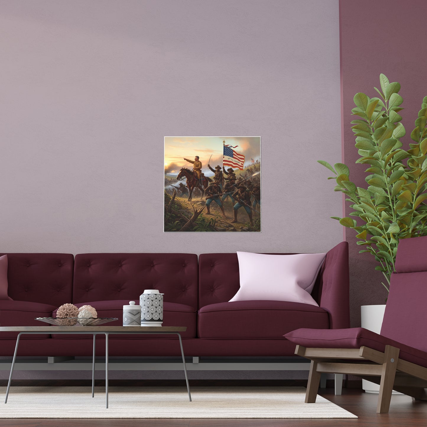 Indoor and Outdoor Silk Posters - Charge up JanJuan Hill