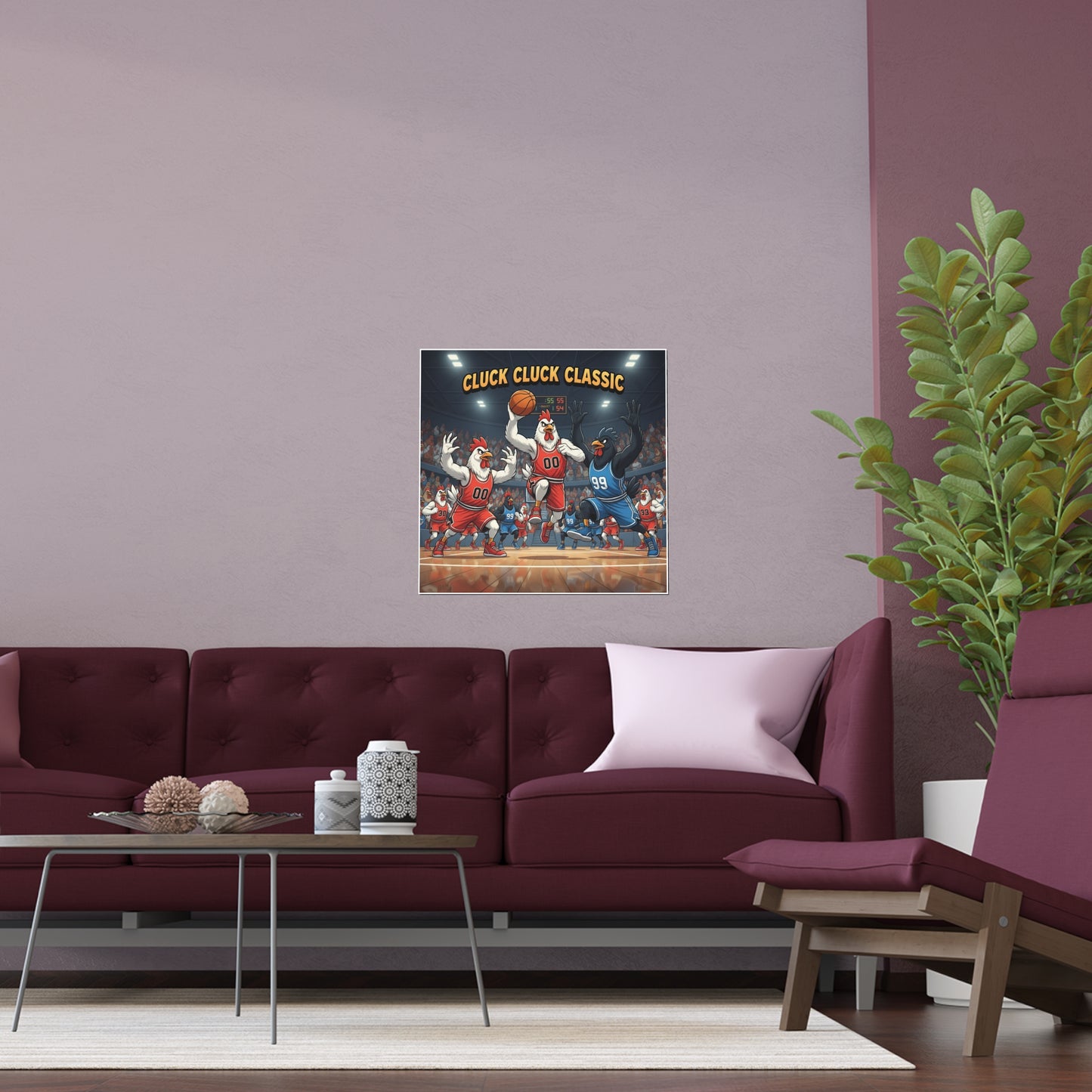 Indoor and Outdoor Silk Posters - Chicken Classic