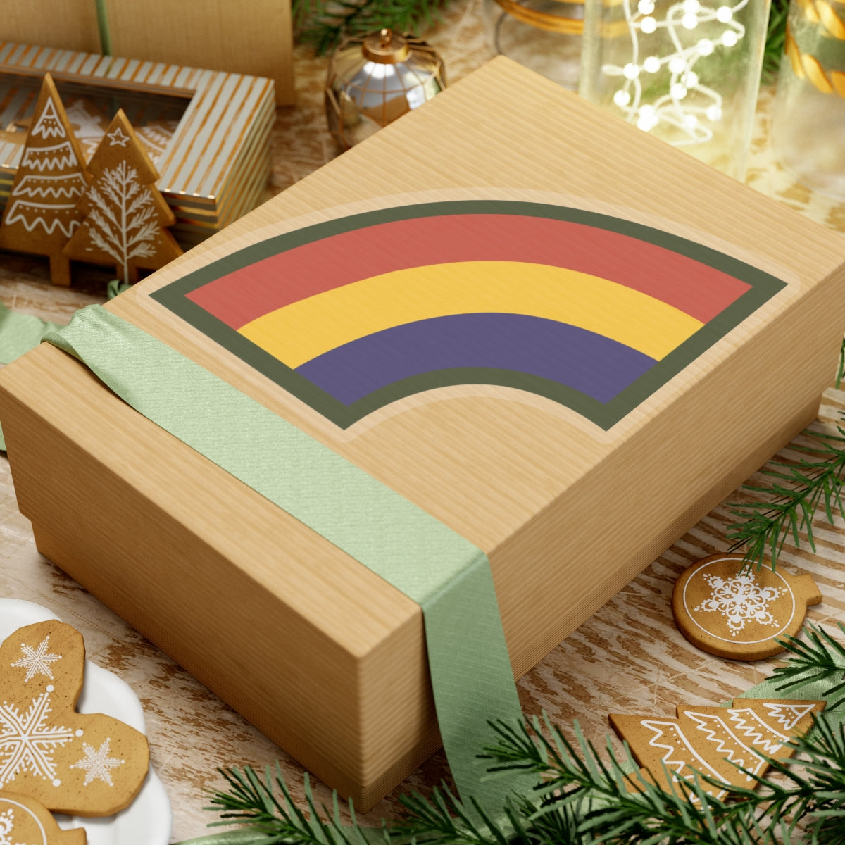 Kiss-Cut Stickers - SSI - 42nd Infantry Division X 300