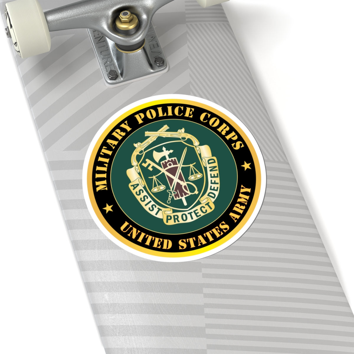 Kiss - Cut Stickers - Army - Military Police Corps Regimental Crest - United States Army X 300