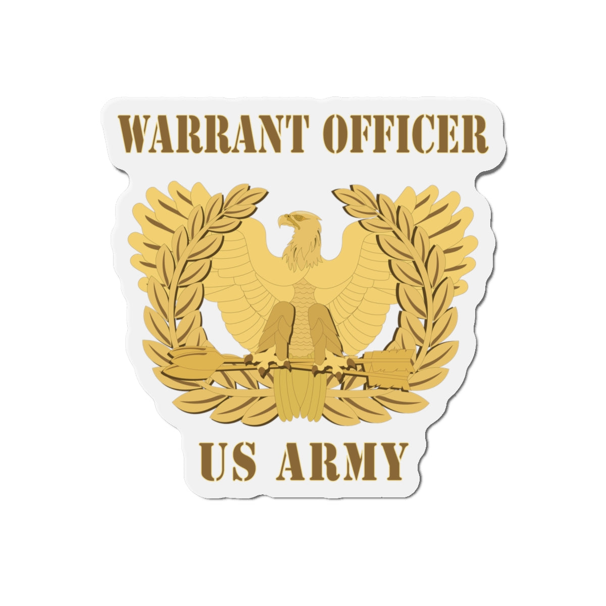 Die-Cut Magnets -SSI- Army - Emblem - Warrant Officer Insignia X 300