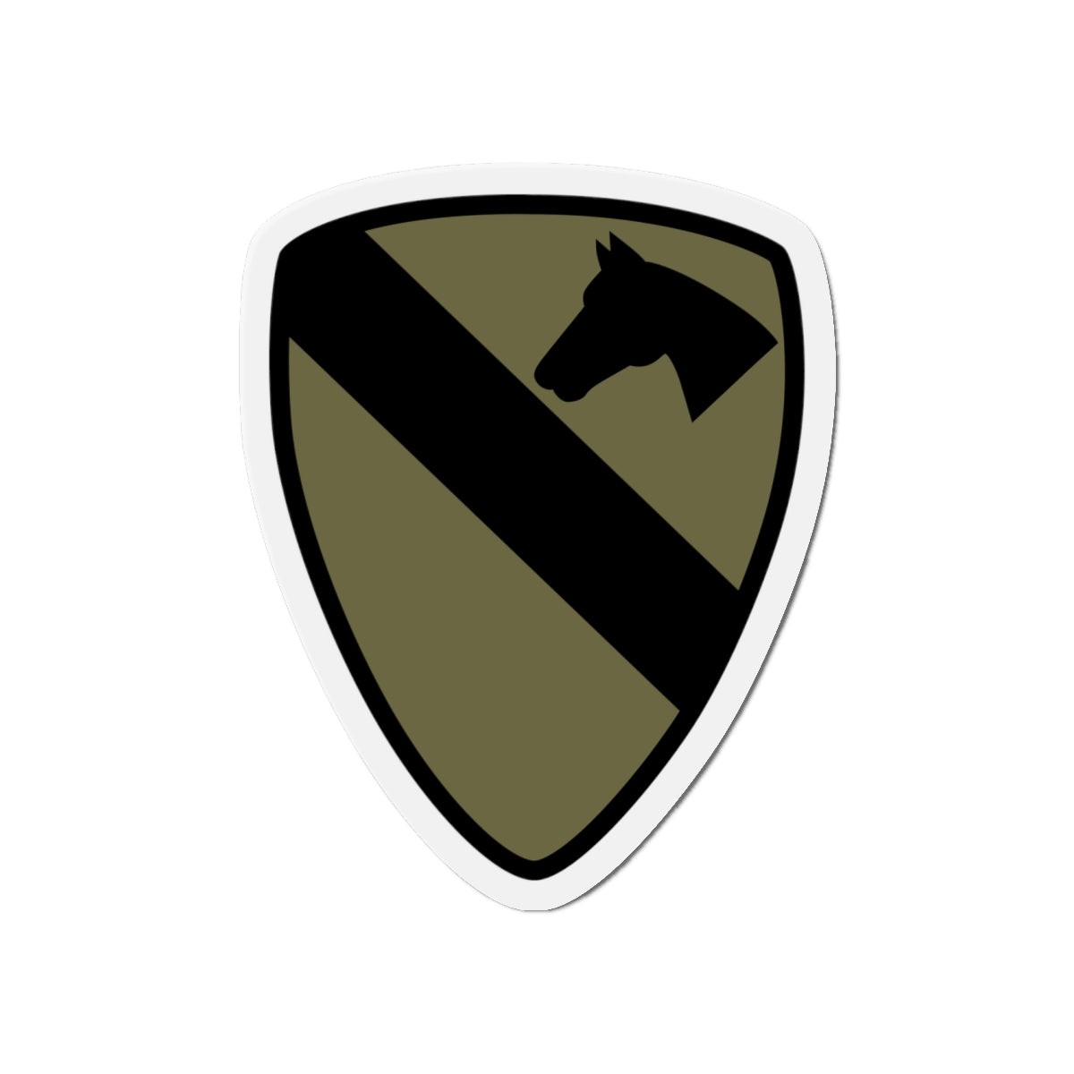Die-Cut Magnets -SSI - 1st Cavalry Division - Subdued X 300