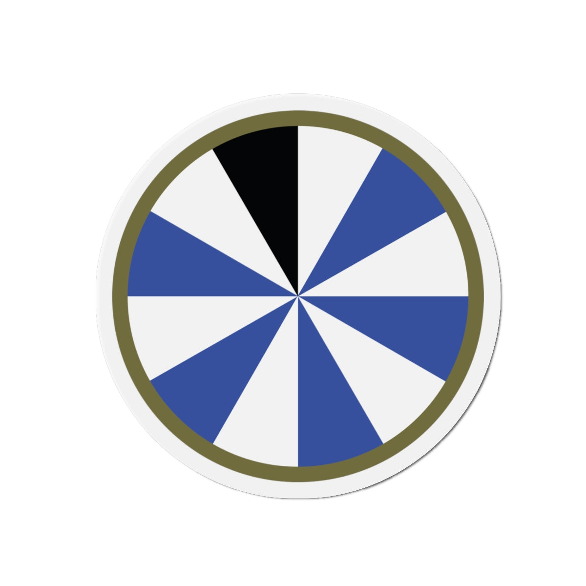 Die-Cut Magnets -SSI - 11th Infantry Division - Phantom - SSI wo Txt X 300