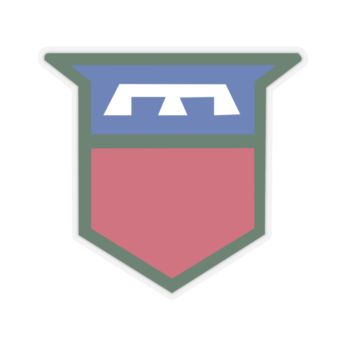 Kiss-Cut Stickers - SSI - 76th Infantry Division X 300