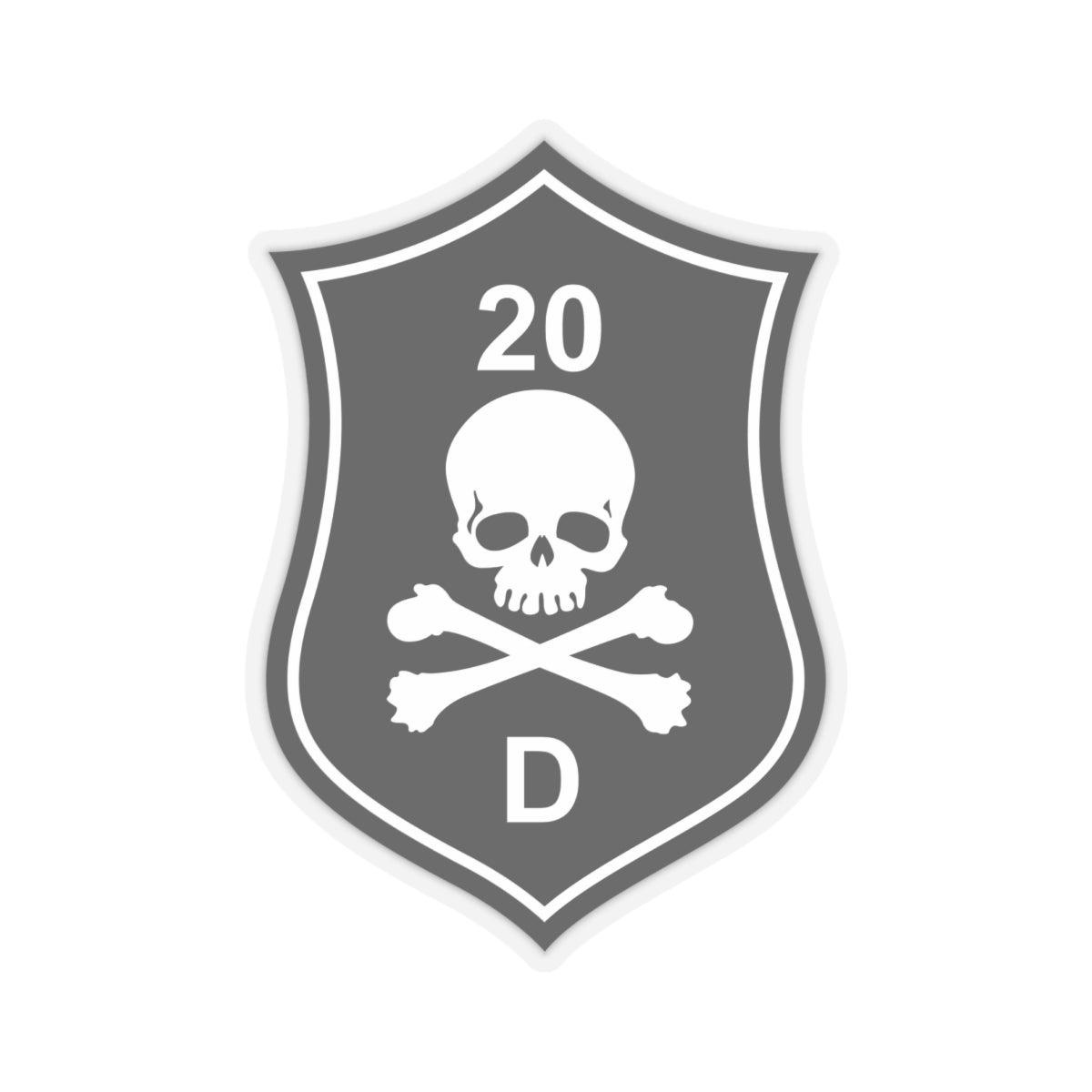 Kiss-Cut Stickers - SSI - 20th Infantry Division X 300