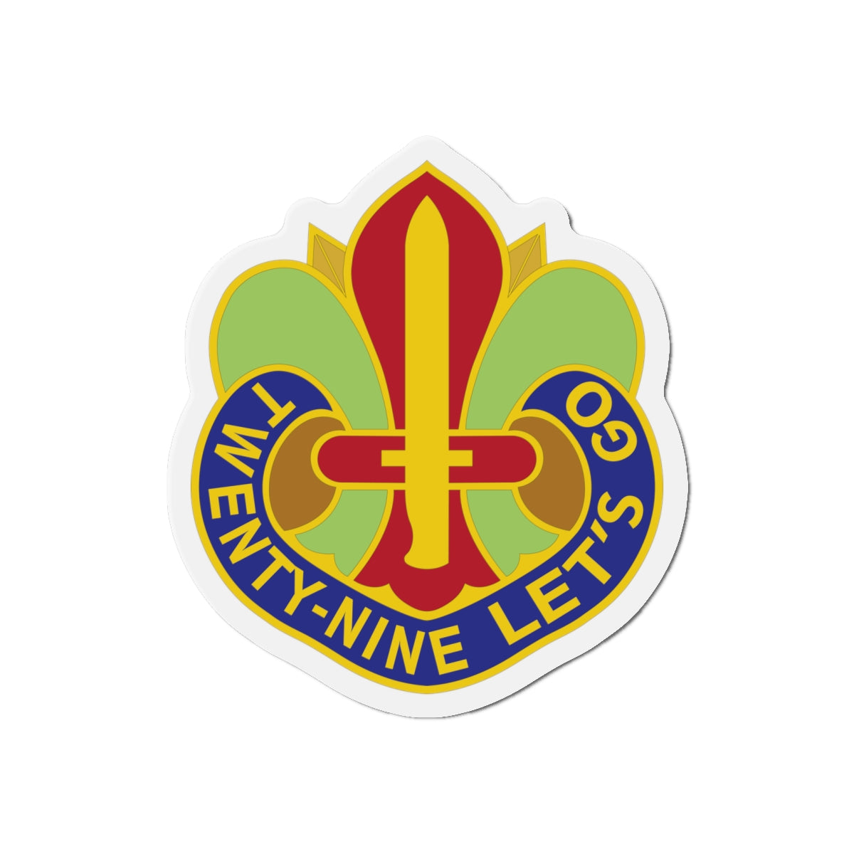 Die-Cut Magnets - DUI - 29th Infantry Division X 300