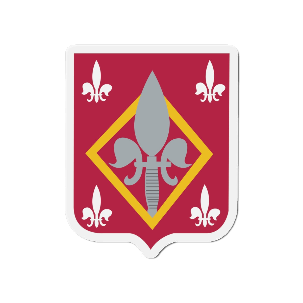 Die-Cut Magnets - 51st Engineer Battalion, US Army wo Txt X 300