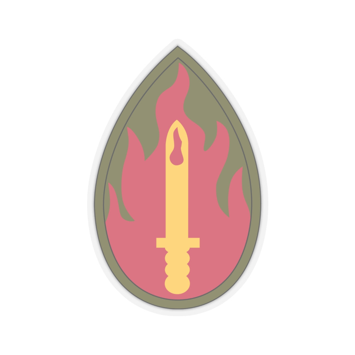 Kiss-Cut Stickers - SSI - 63rd Infantry Division X 300