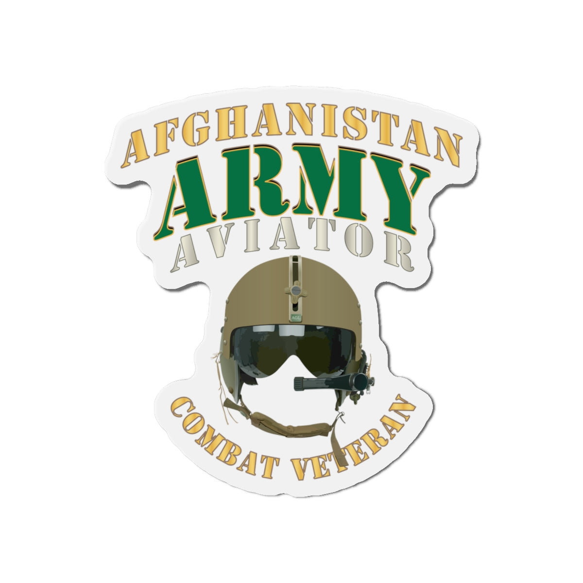 Die-Cut Magnets - Army - ARMY - Aviator - Afghanistan War - Combat Vet X 300