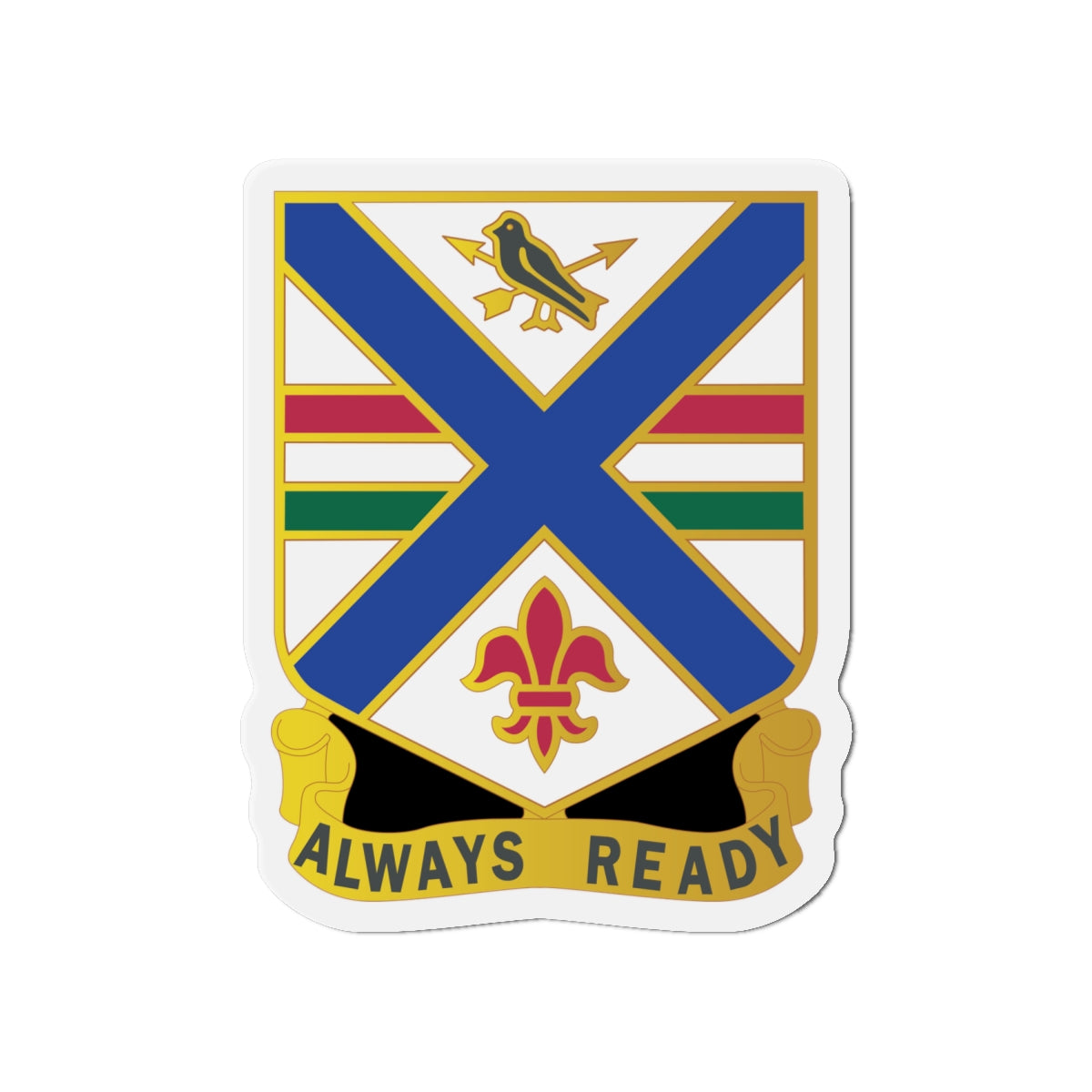 Die-Cut Magnets - 1 30th Infantry Regiment - DUI wo Txt X 300