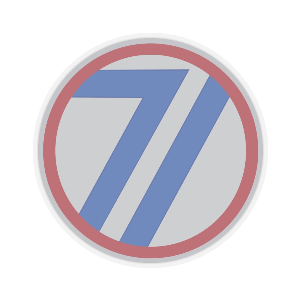 Kiss-Cut Stickers - SSI - 71st Infantry Division X 300