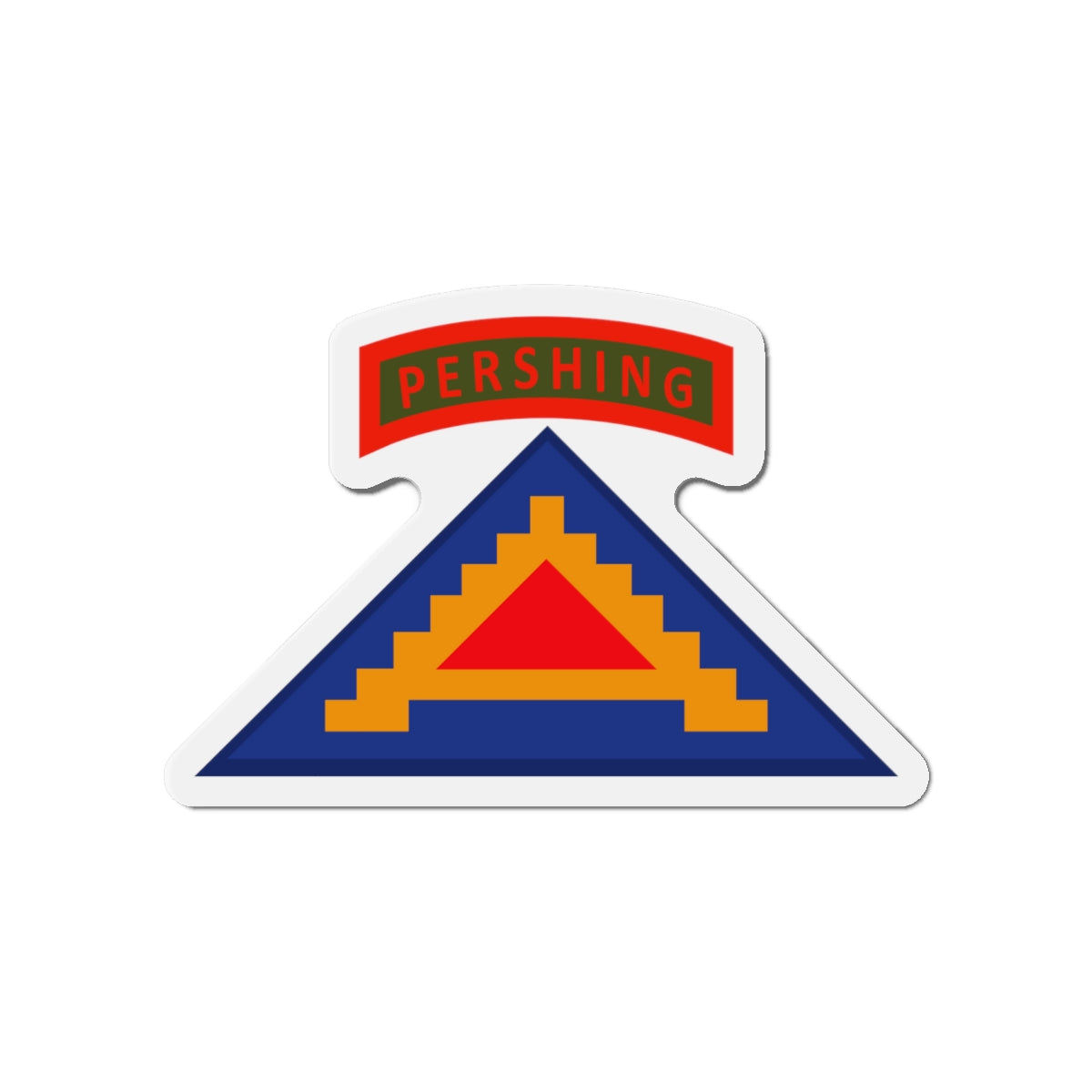 Die-Cut Magnets - Army - 56th Artillery Brigade - 7th Army w Pershing Tab wo Txt