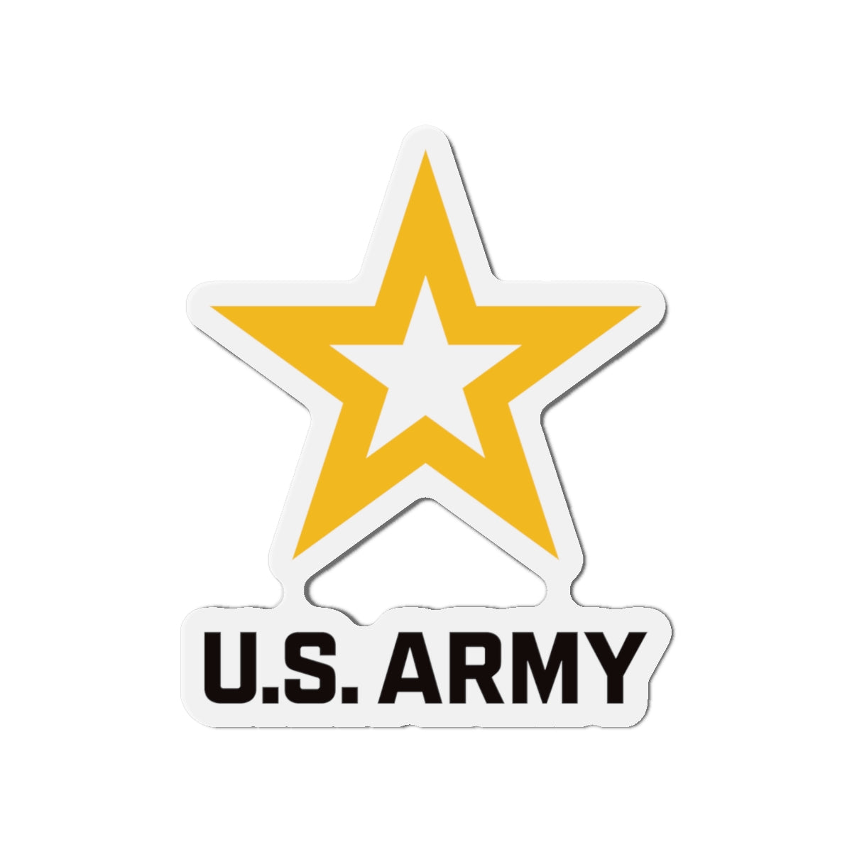 Die-Cut Magnets - Army Star W Us Army X 300