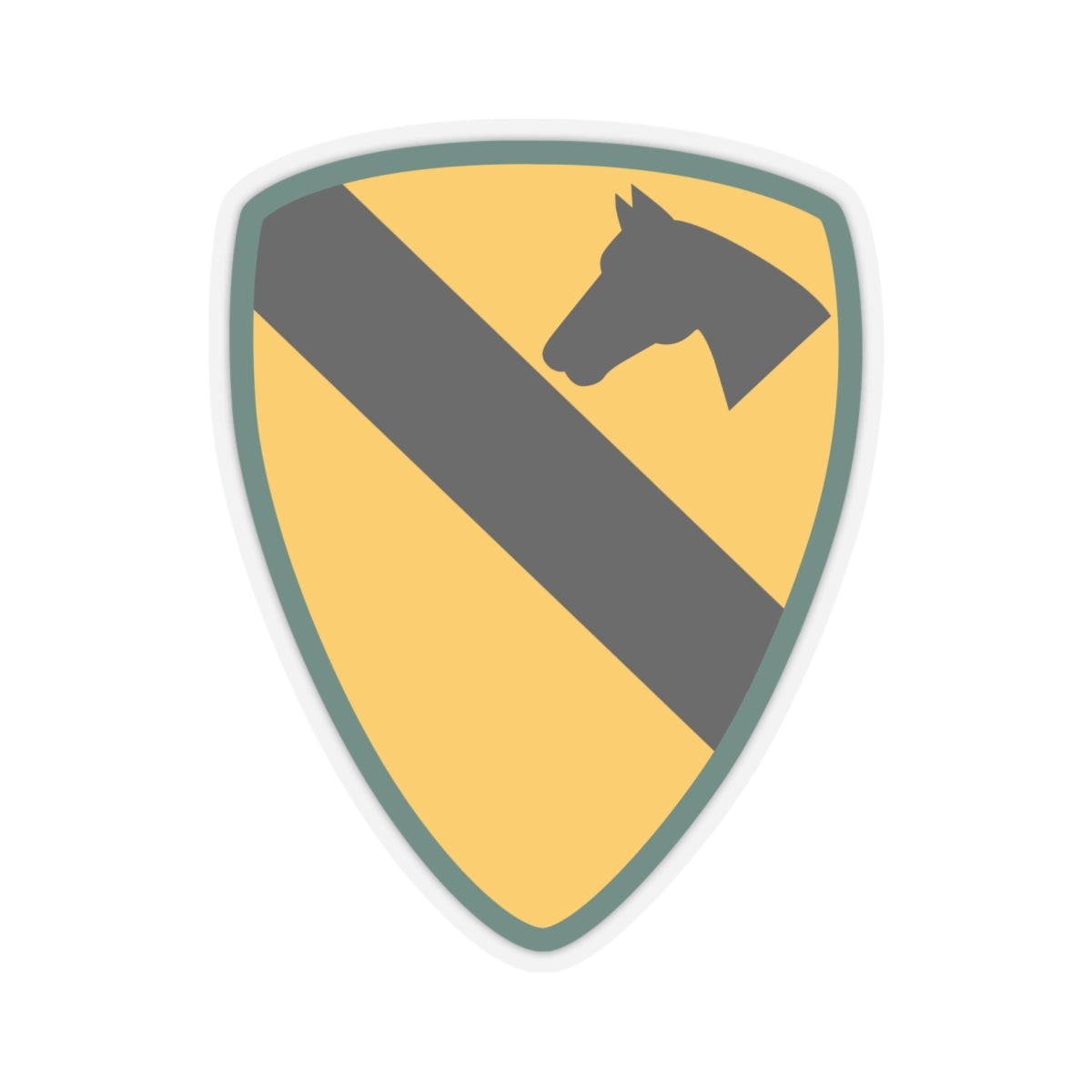 Kiss-Cut Stickers - SSI - 1st Cavalry Division X 300