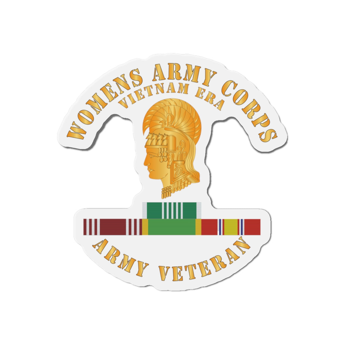 Die-Cut Magnets - Womens Army Corps Vietnam Era - w ARCOM - GCMDL- WAC - NDSM X 300