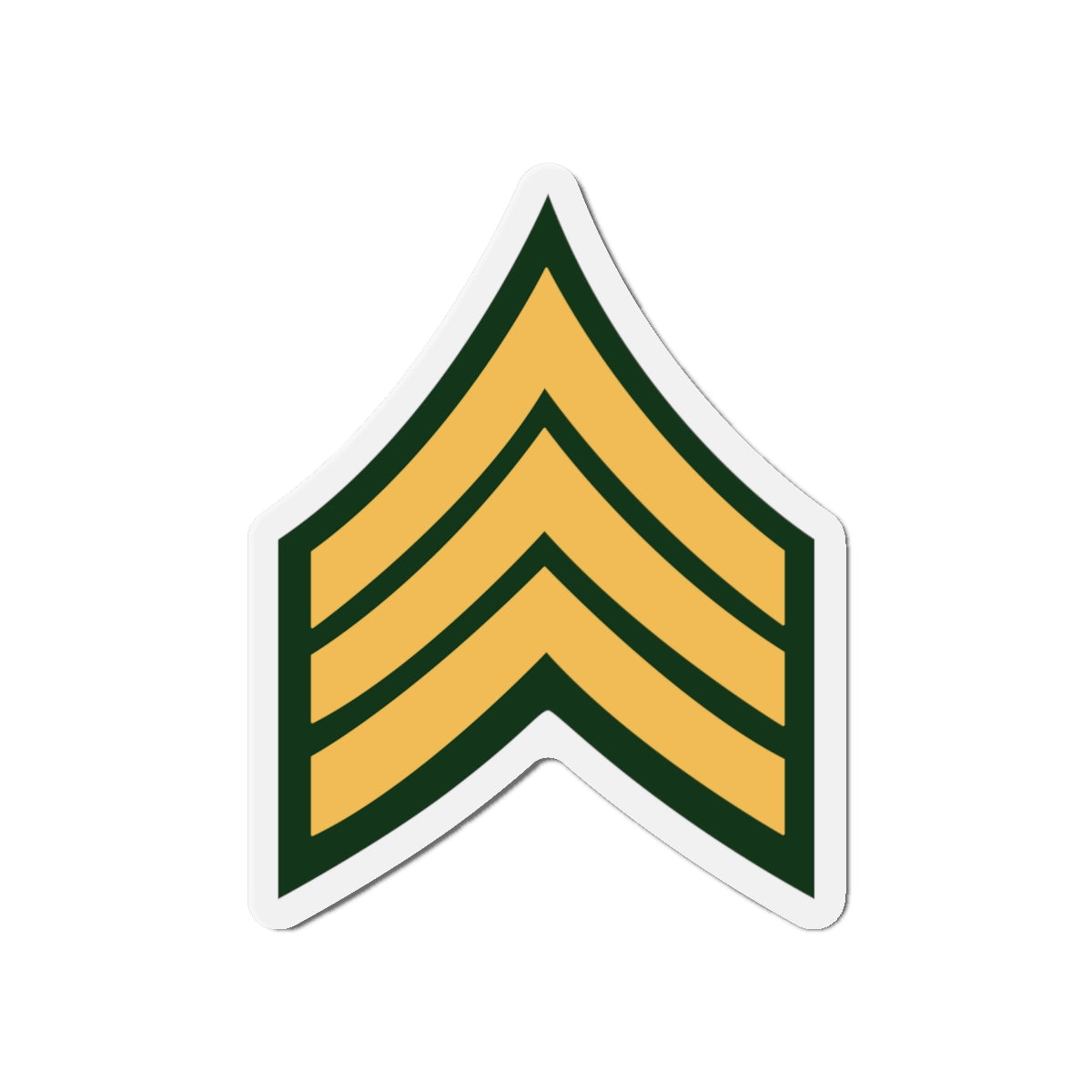 Die-Cut Magnets -SSI- Army - Sergeant E-5 (SGT) X 300