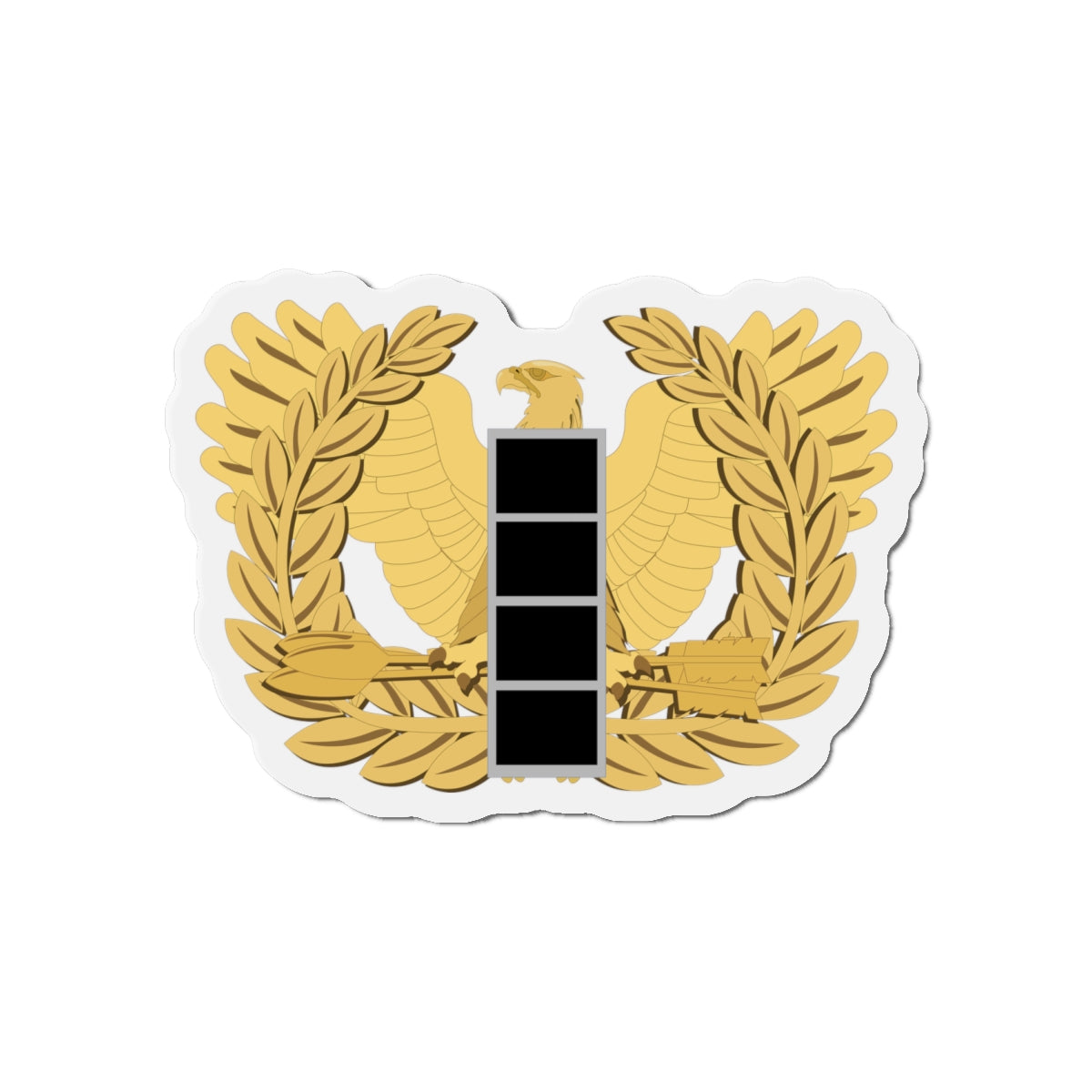 Die-Cut Magnets -SSI - Army - Chief Warrant Officer - W04 - Flat - Eagle and Bar wo txt X 300