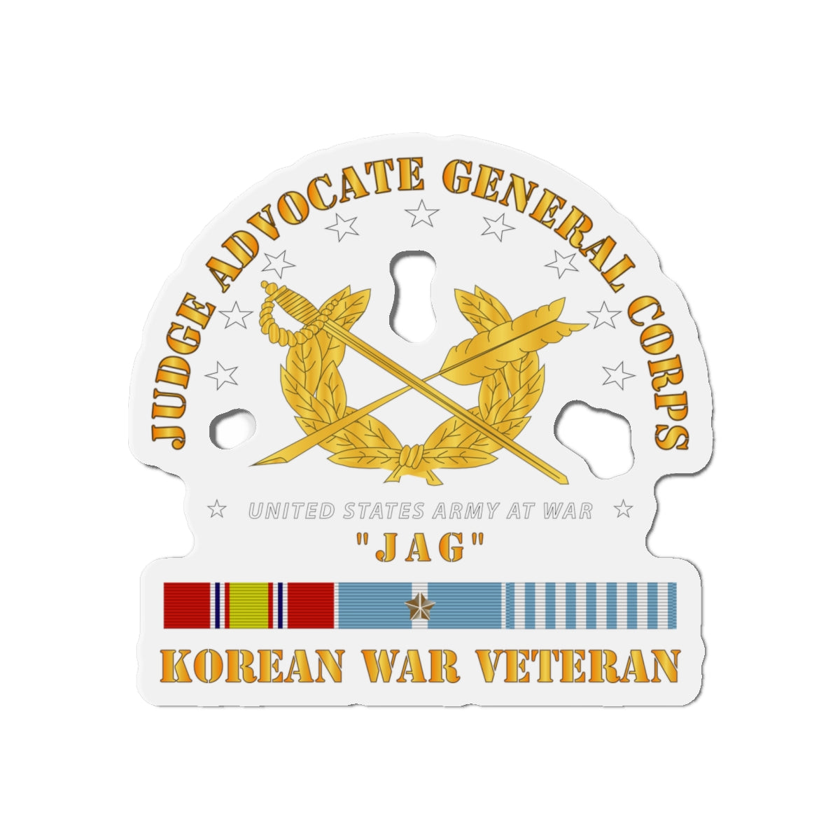 Die-Cut Magnets - JAG Branch w KOREAN SVC