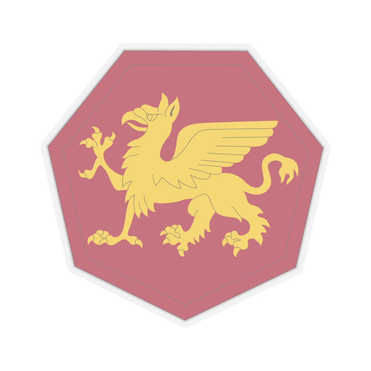Kiss-Cut Stickers - SSI - 108th Infantry Division (1952-Present) X 300
