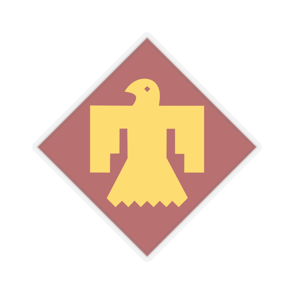 Kiss-Cut Stickers - SSI - 45th Infantry Division X 300