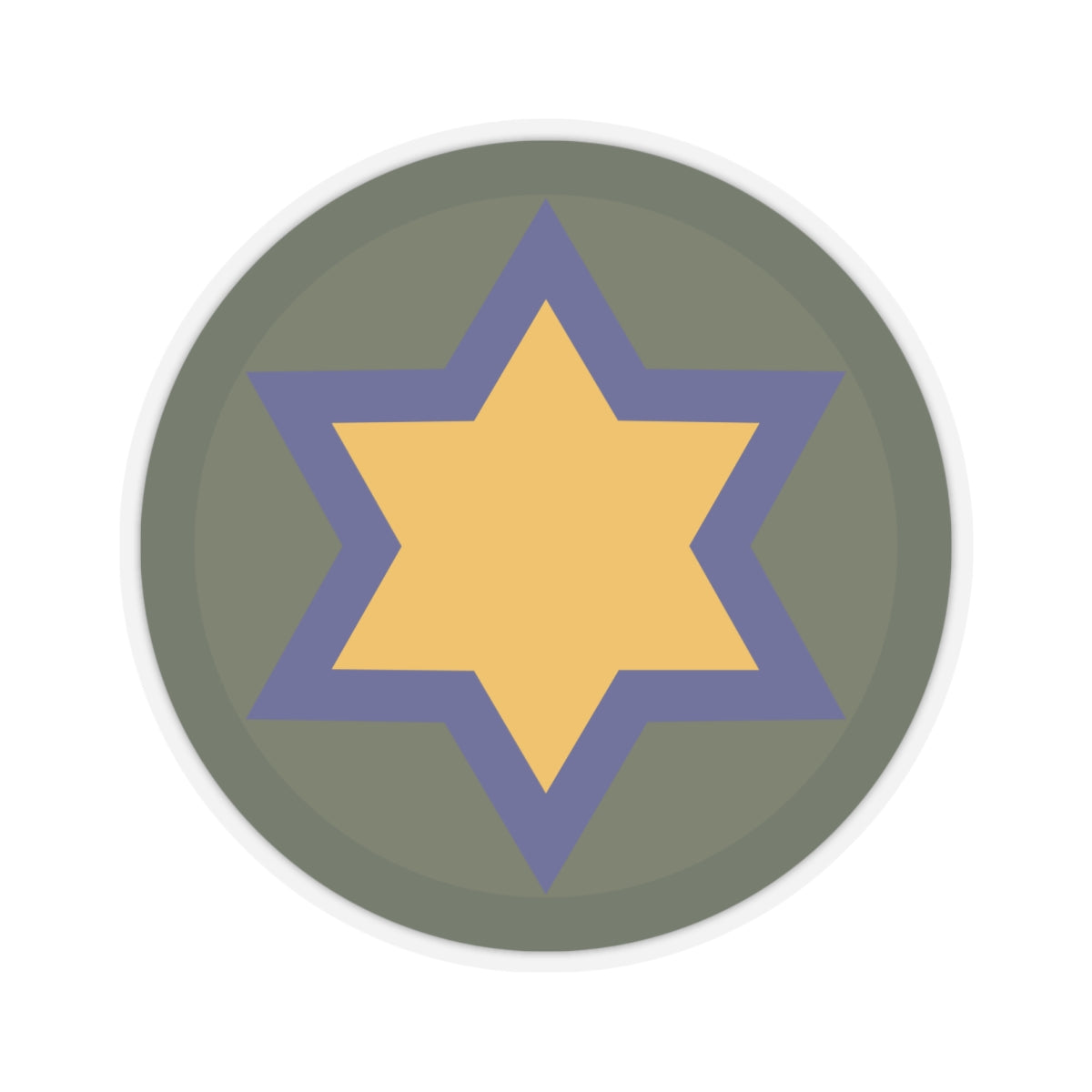 Kiss-Cut Stickers - SSI - 66th Cavalry Division X 300