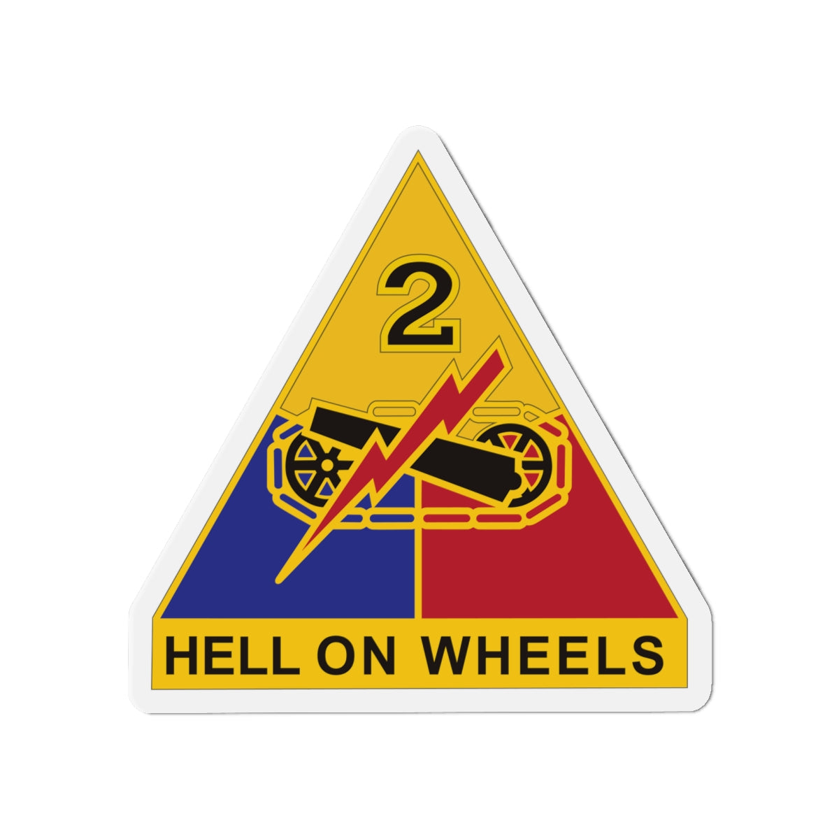 Die-Cut Magnets - DUI - 2nd Armored Division X 300
