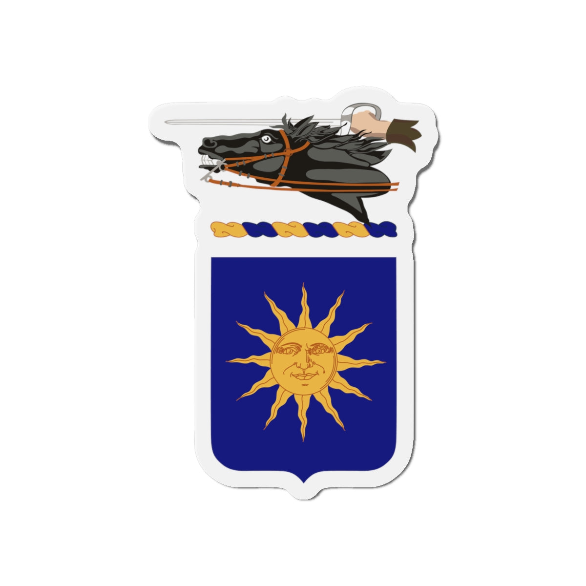 Die-Cut Magnets - Army - COA - 26th Cavalry Regiment (Philippine Scouts) wo Txt
