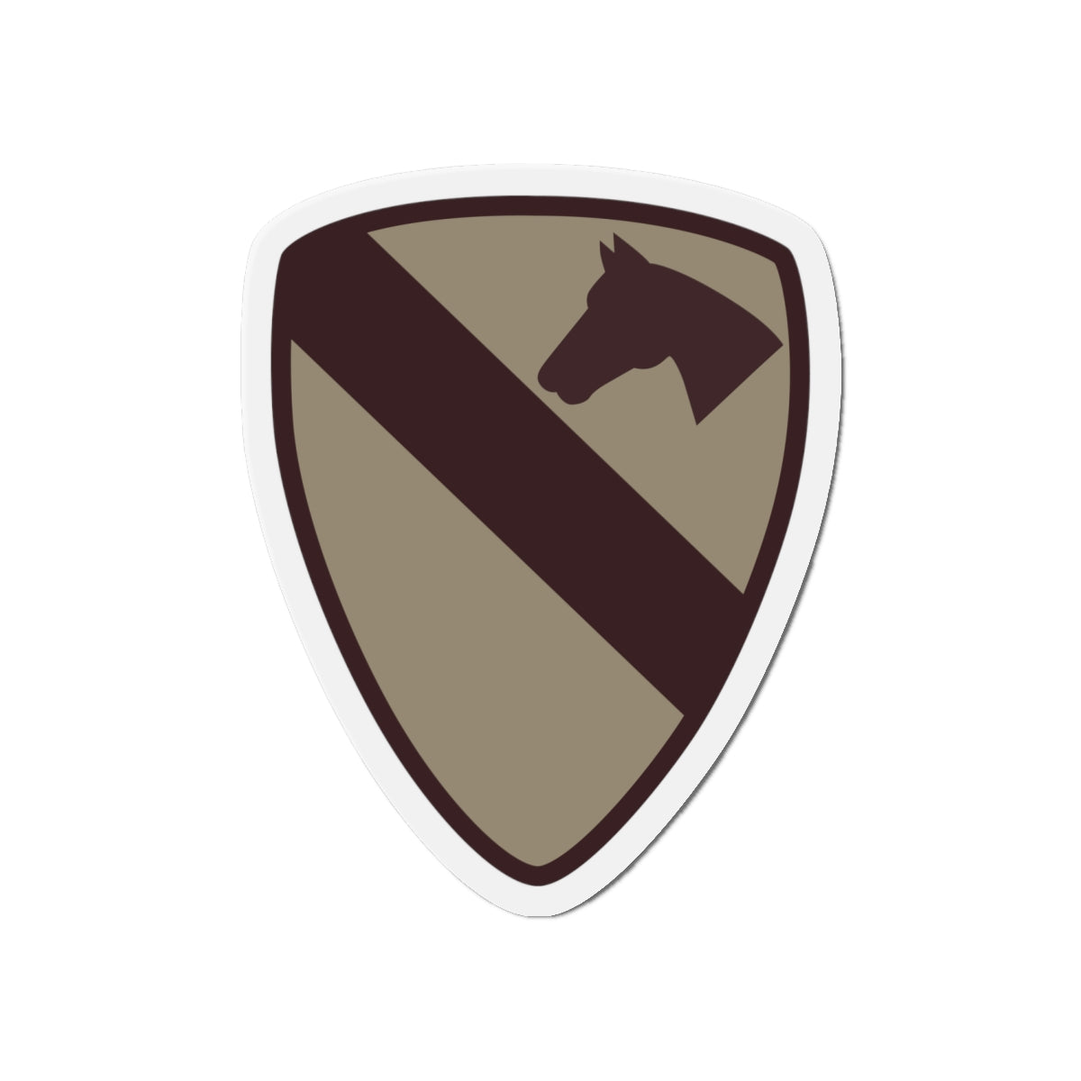 Die-Cut Magnets -SSI - 1st Cavalry Division - Subdued Desert X 300