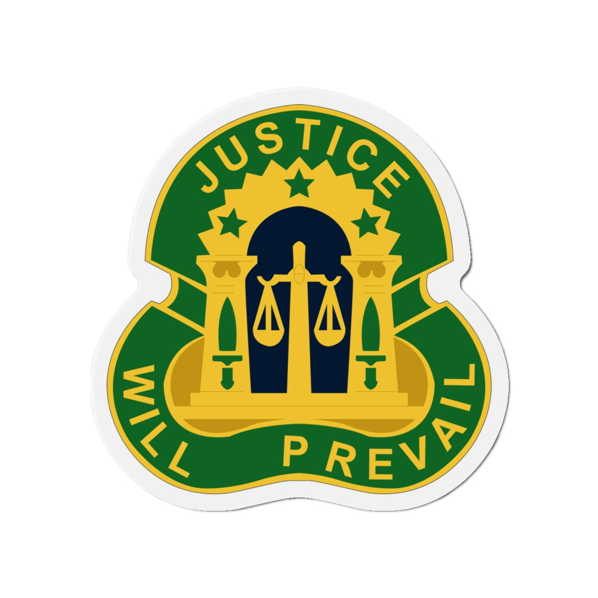 Die-Cut Magnets - Army - 3rd Military Police Group DUI wo Txt