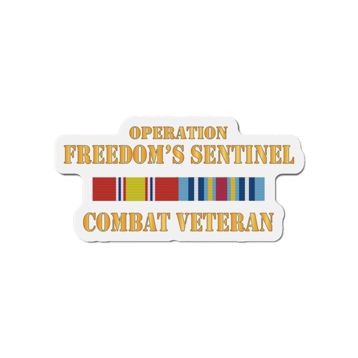 Die-Cut Magnets - Operation Freedom's Sentinel (OFS) SVC Bar
