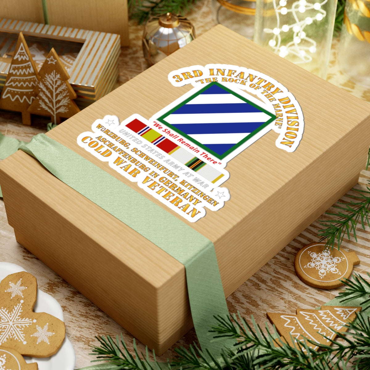 Kiss-Cut Stickers - 3rd ID - Germany w Cold War SVC