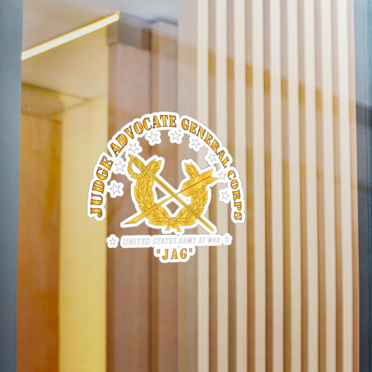 Kiss-Cut Vinyl Decals - Army - JAG Branch