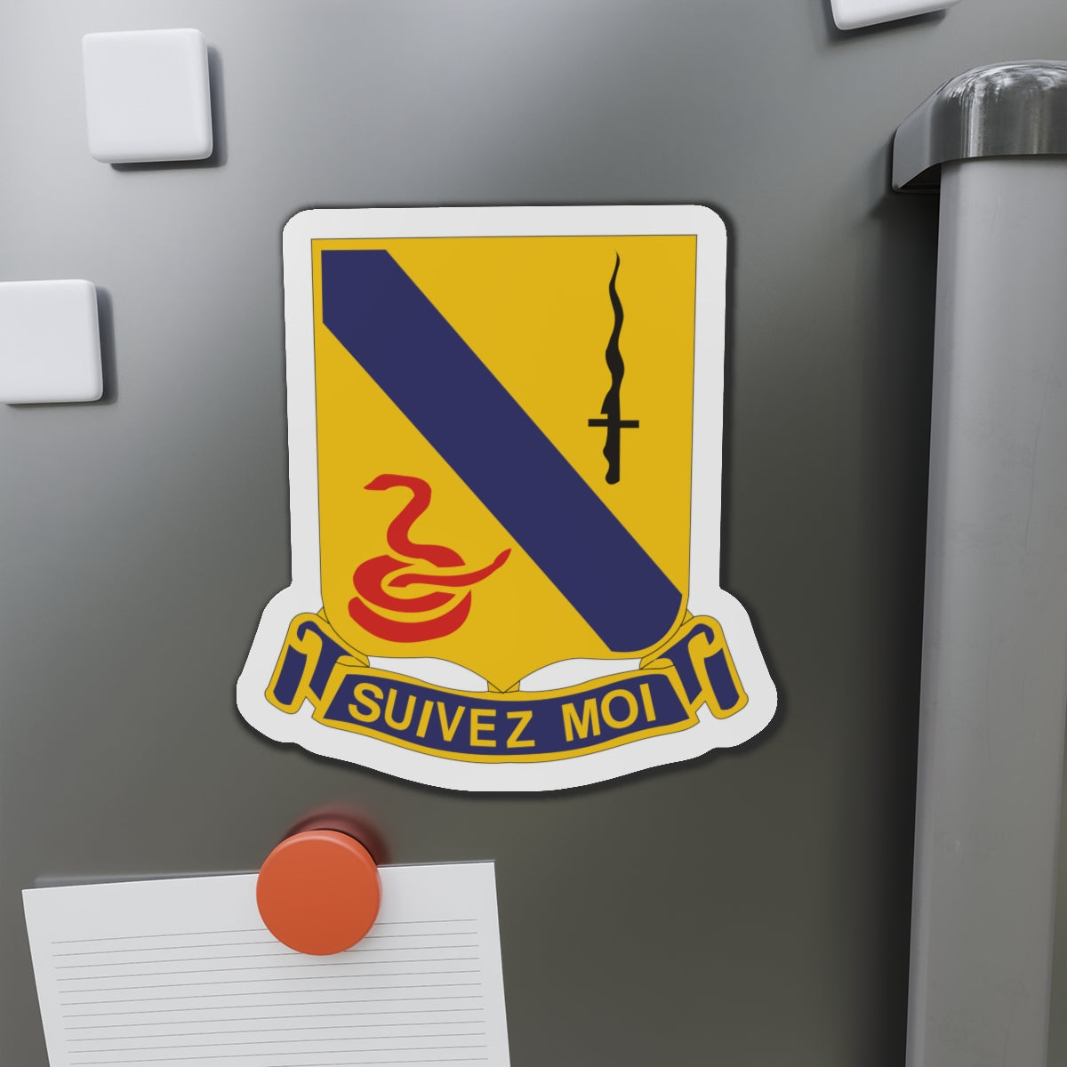 Die-Cut Magnets - Army - 14th Cavalry Regiment wo Txt