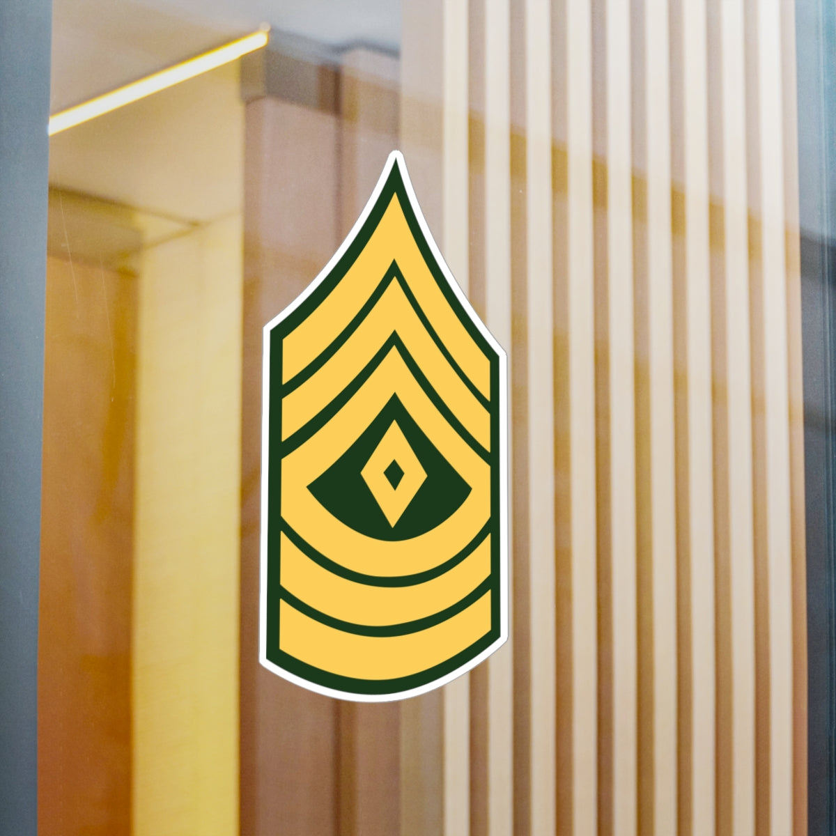 Kiss-Cut Vinyl Decals - Army - First Sergeant E-8 (1SG) X 300