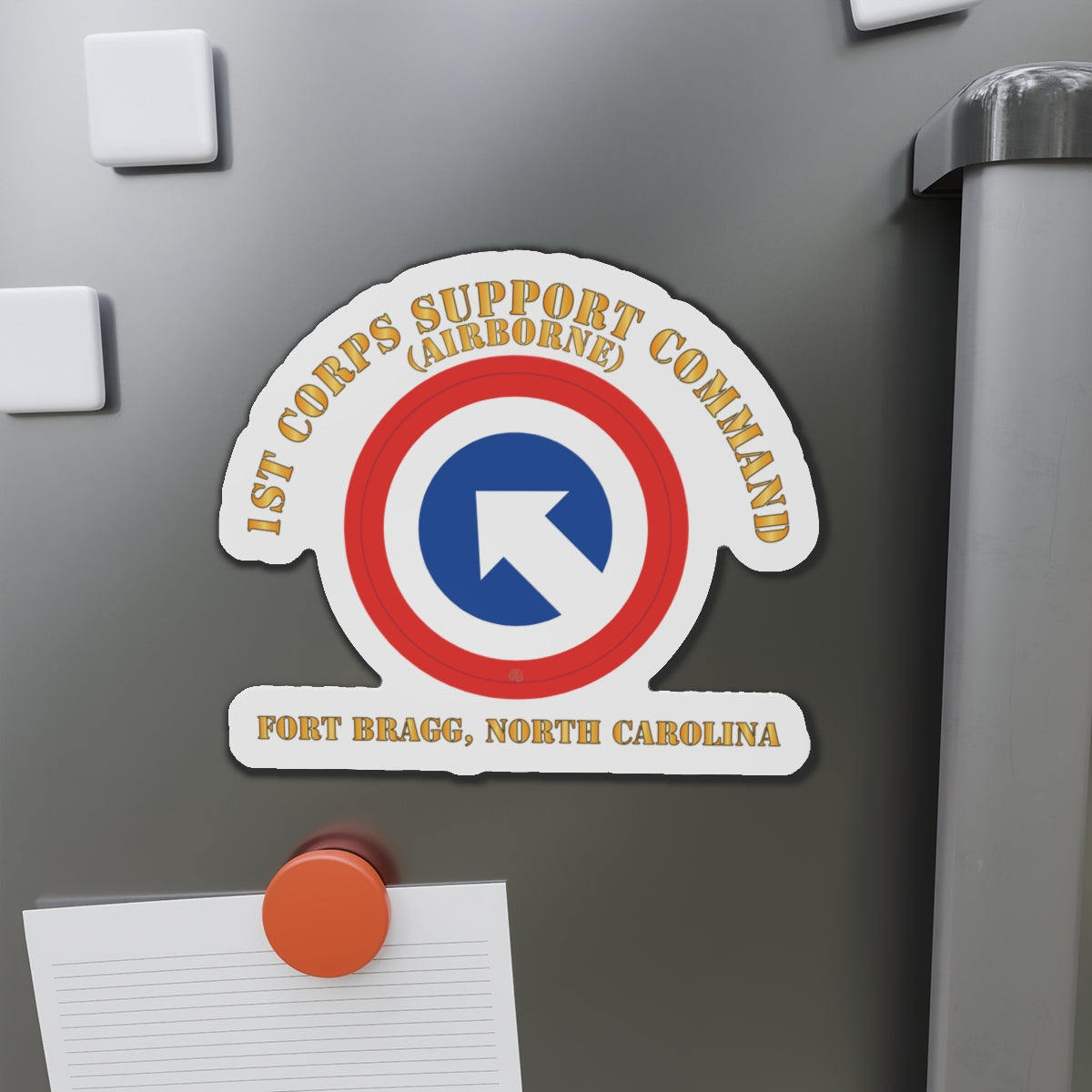 Die-Cut Magnets - Army - 1st Corps Support Command (COSCOM) - FBNC X 300