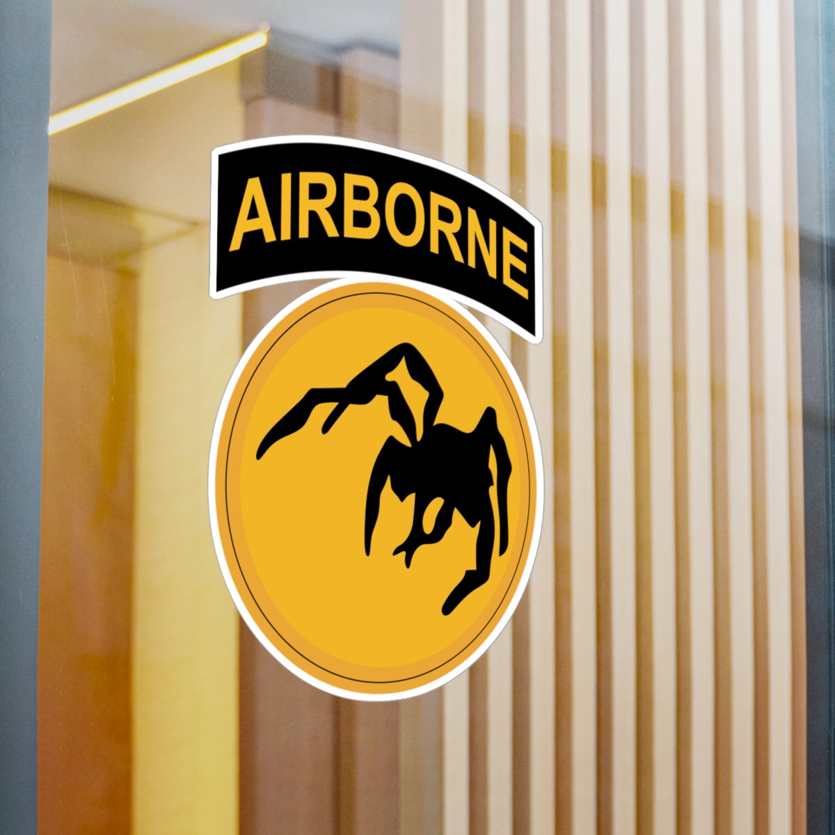 Kiss-Cut Vinyl Decals - SSI - 135th Airborne Division X 300