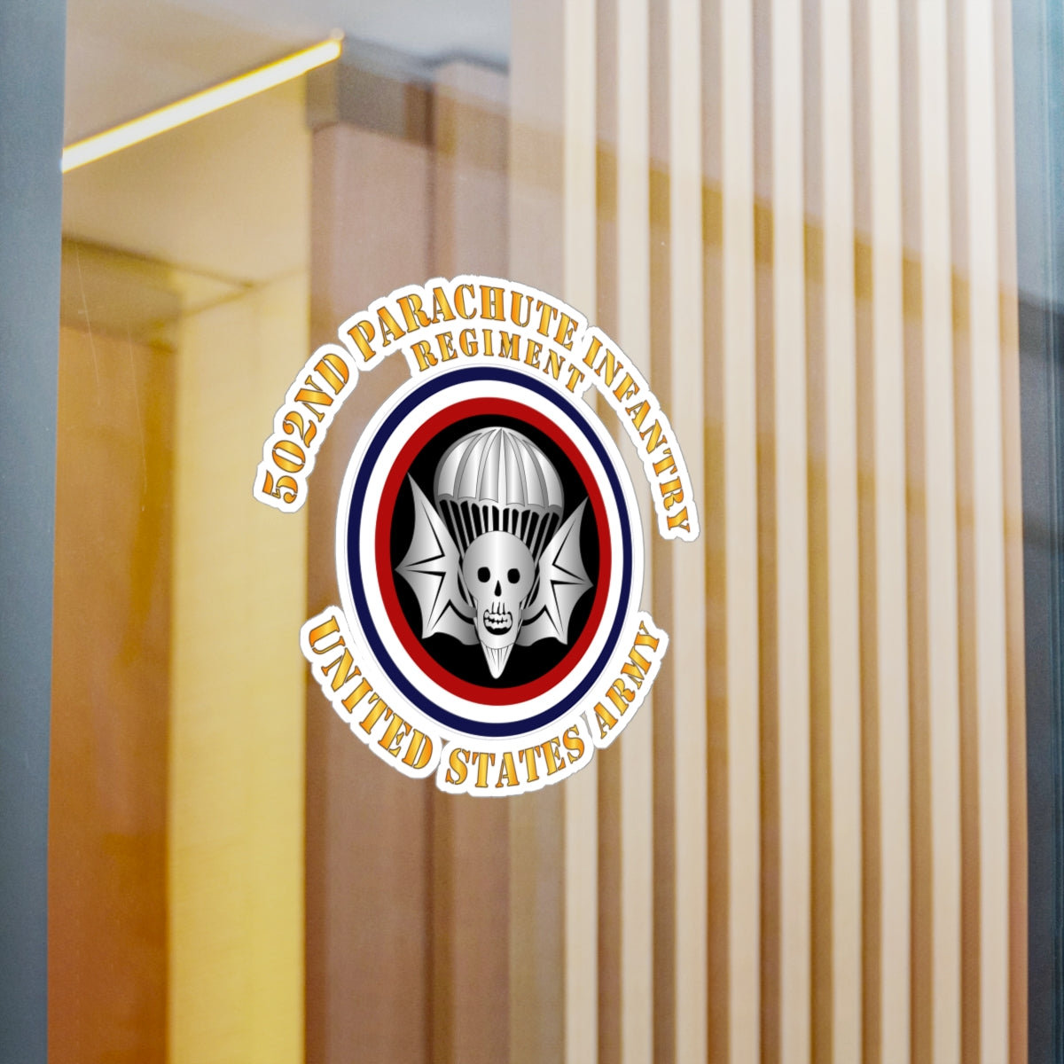 Kiss-Cut Vinyl Decals - Army - 502nd PIR - US Army