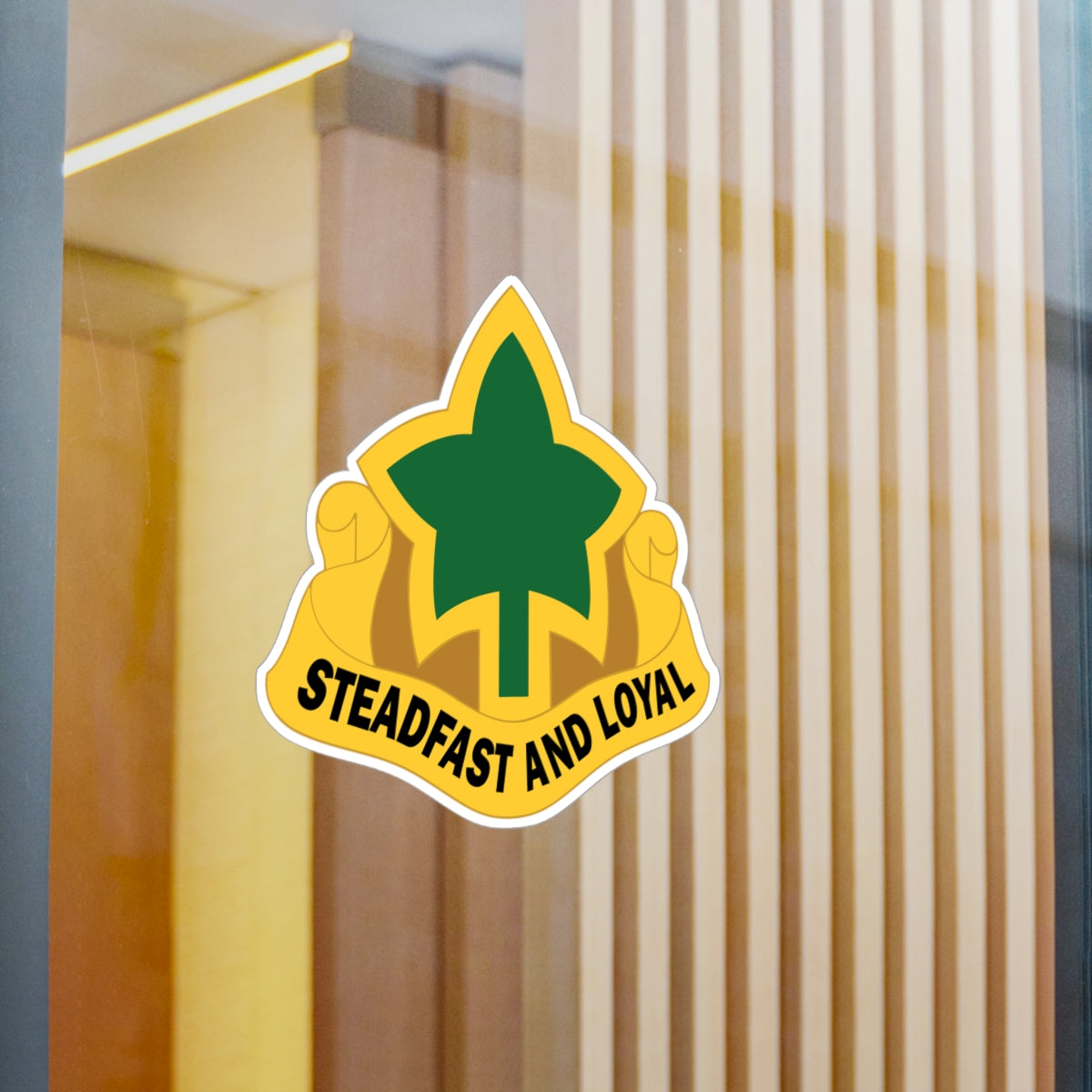 Kiss-Cut Vinyl Decals - DUI - 4th Infantry Division X 300