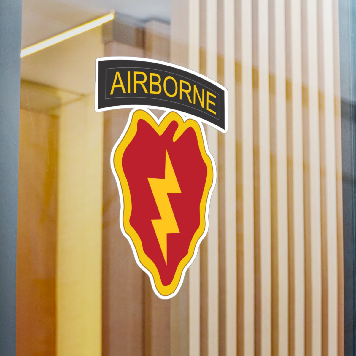 Kiss-Cut Vinyl Decals - SSI - 25th Infantry Division with txt X 300