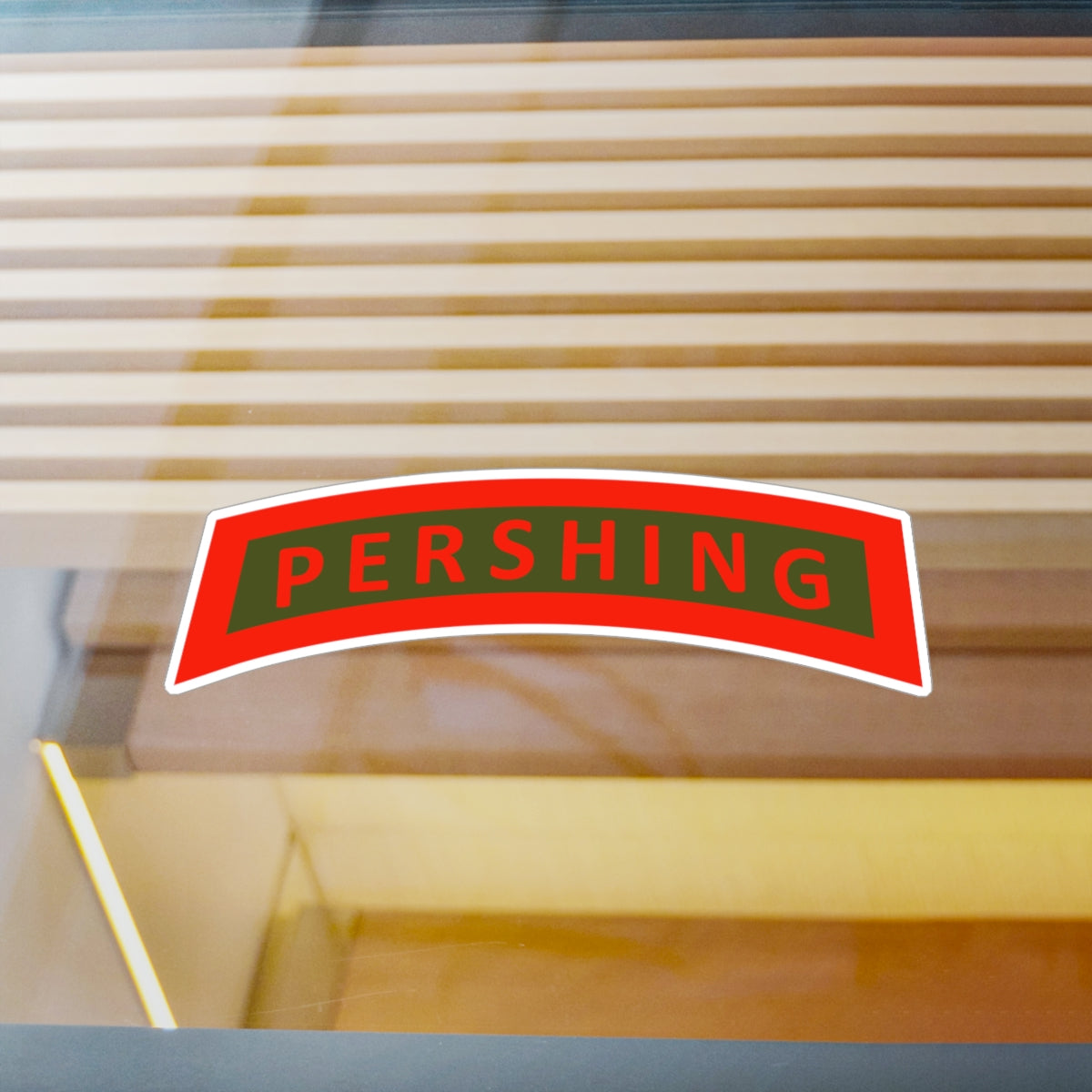 Kiss-Cut Vinyl Decals - Army - Pershing Missile Tab