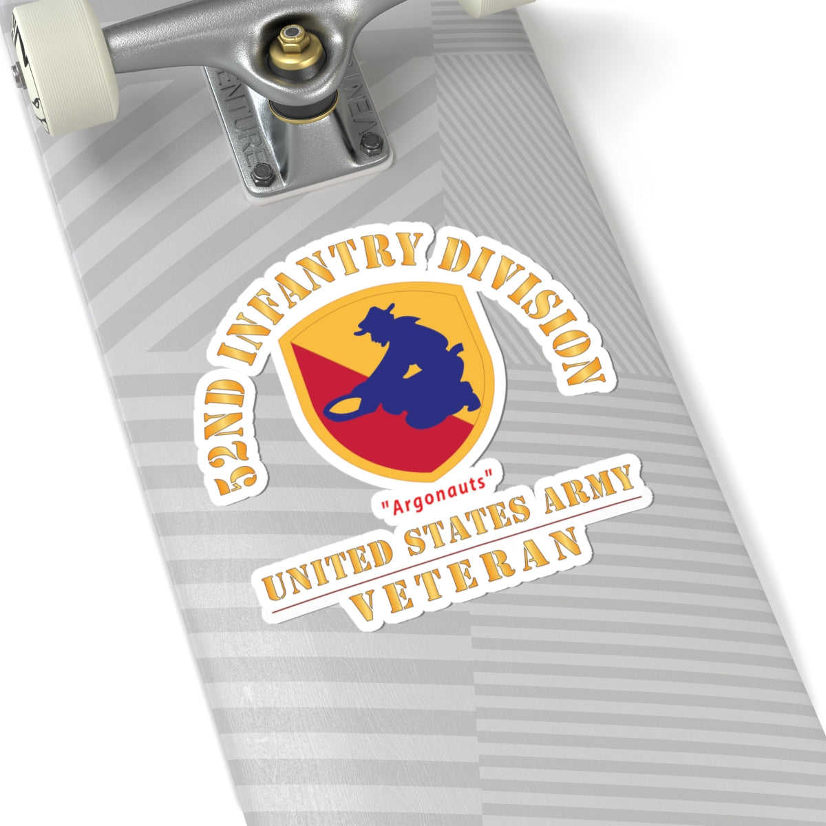 Kiss-Cut Stickers - Army - SSI - 52nd Infantry Division (1946-1947) - Argonauts - US Army Veteran X 300