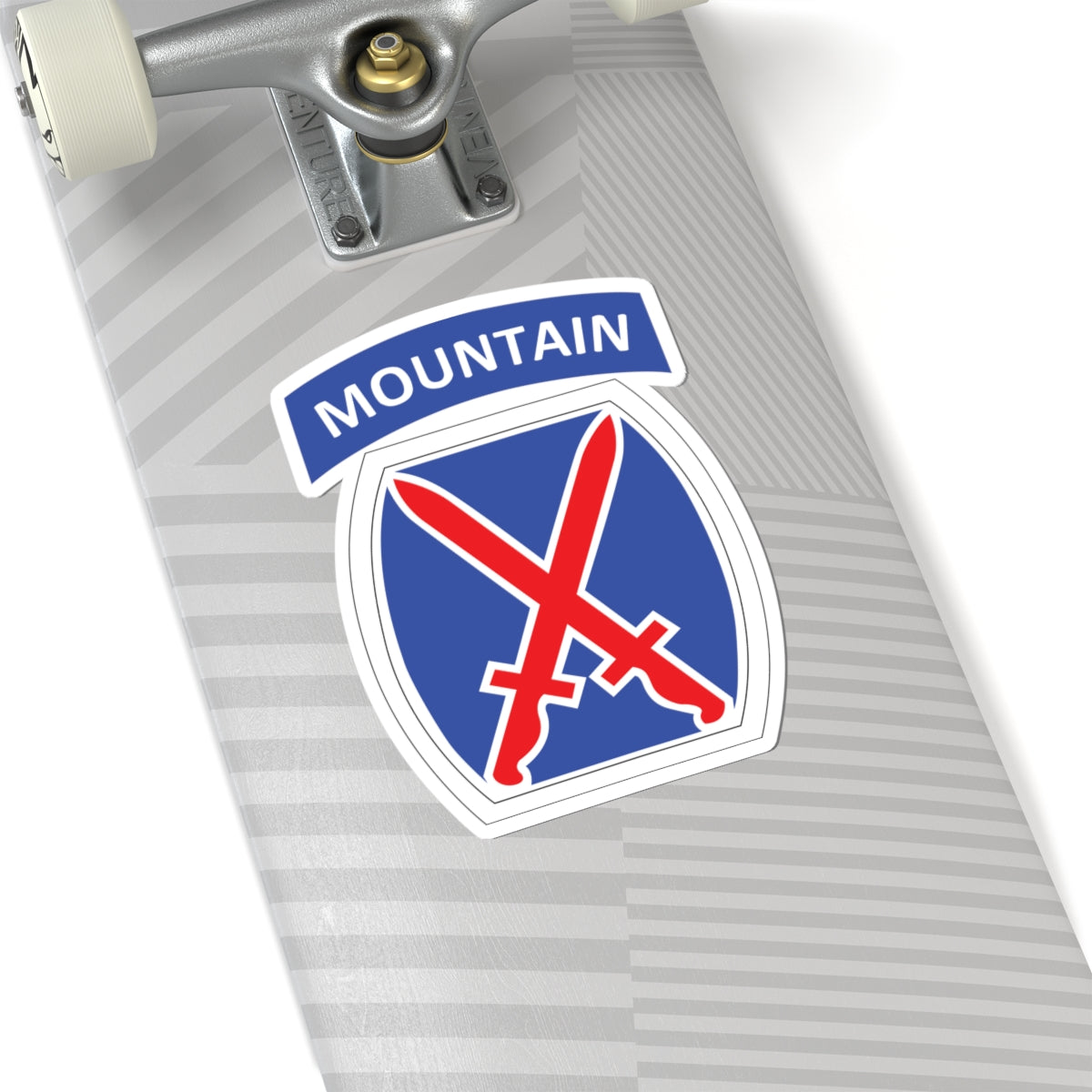 Kiss-Cut Stickers - DUI - 10th Infantry Division X 300