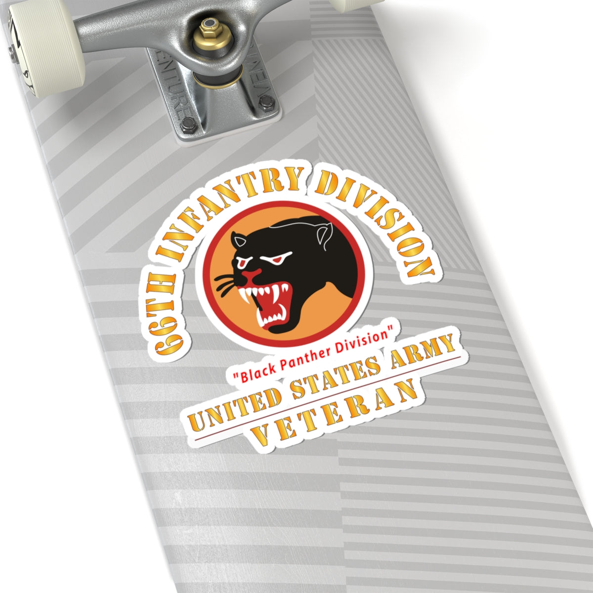 Kiss-Cut Stickers - Army - SSI - 66th Infantry Division - Black Panther Division - US Army Veteran X 300