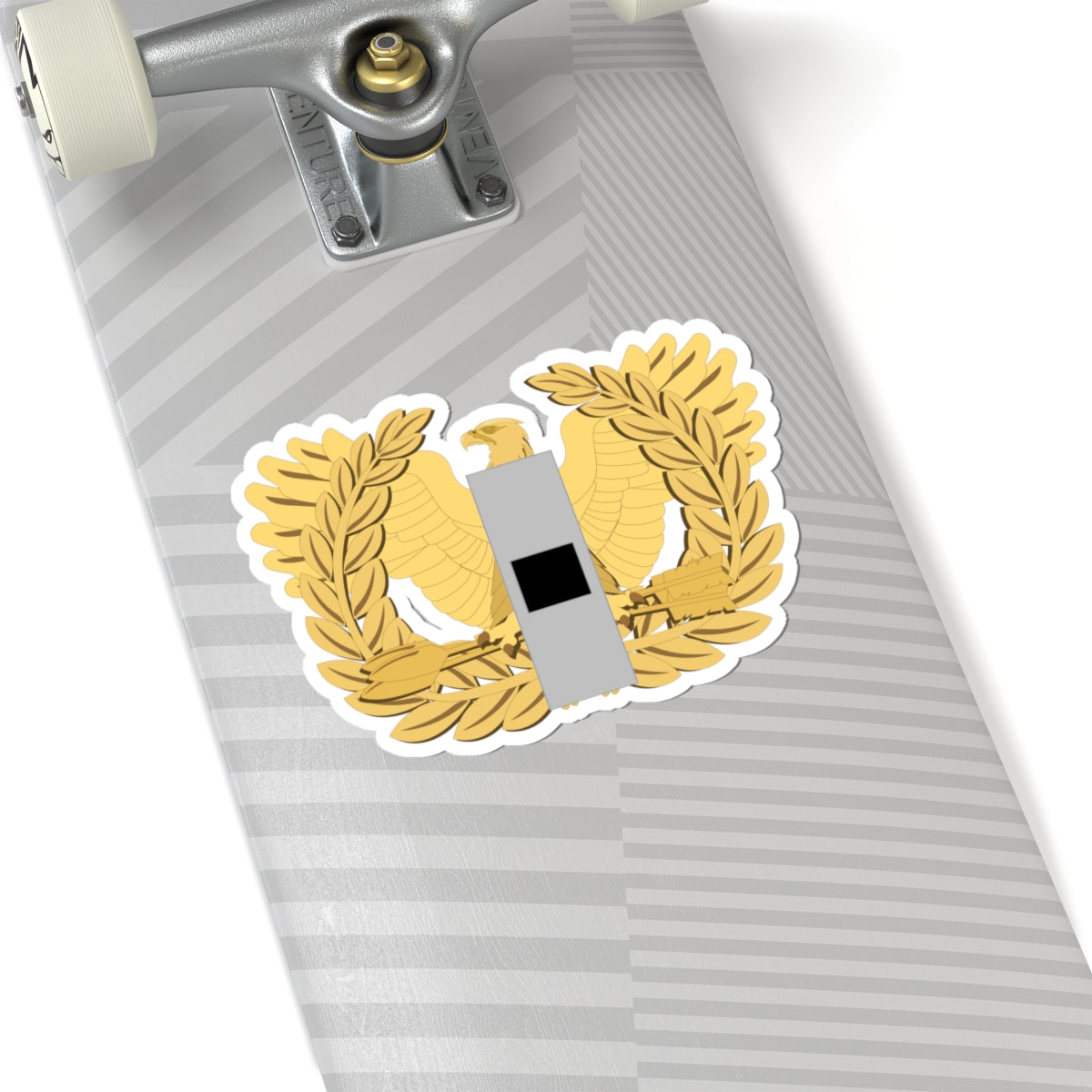 Kiss-Cut Stickers - Army - Warrant Officer - W01 - Flat - Eagle and Bar wo txt X 300