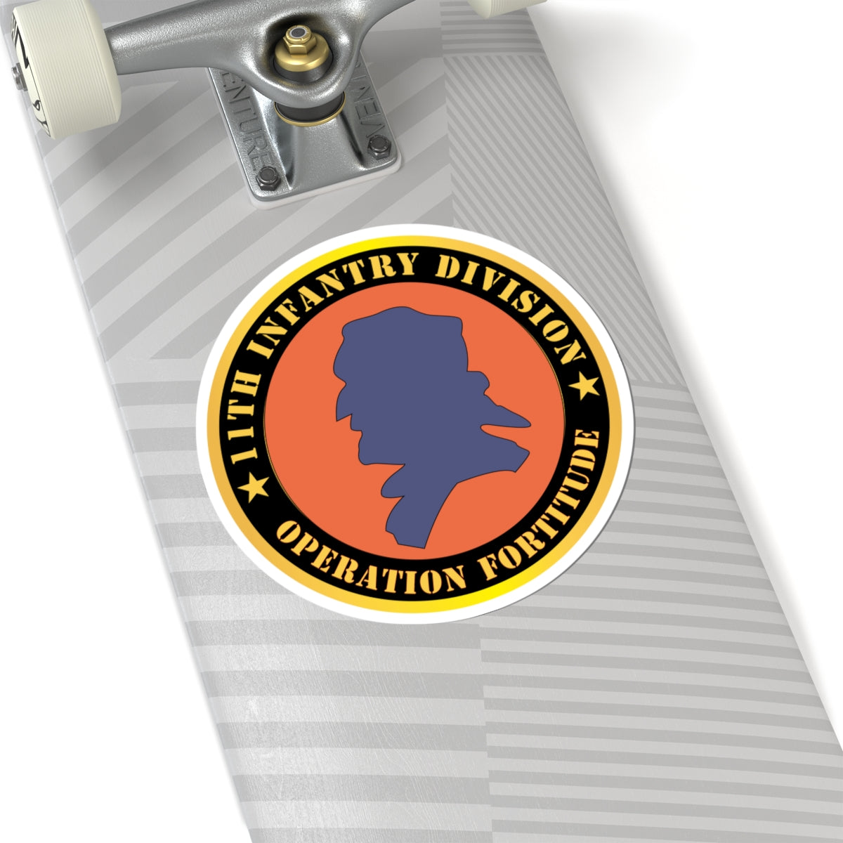 Kiss - Cut Stickers - Army - 11th Infantry Division - Operation Fortitude X 300