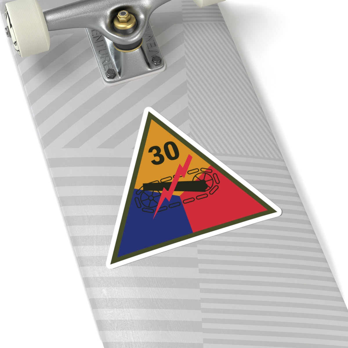 Kiss-Cut Stickers - SSI - 30th Armored Division X 300